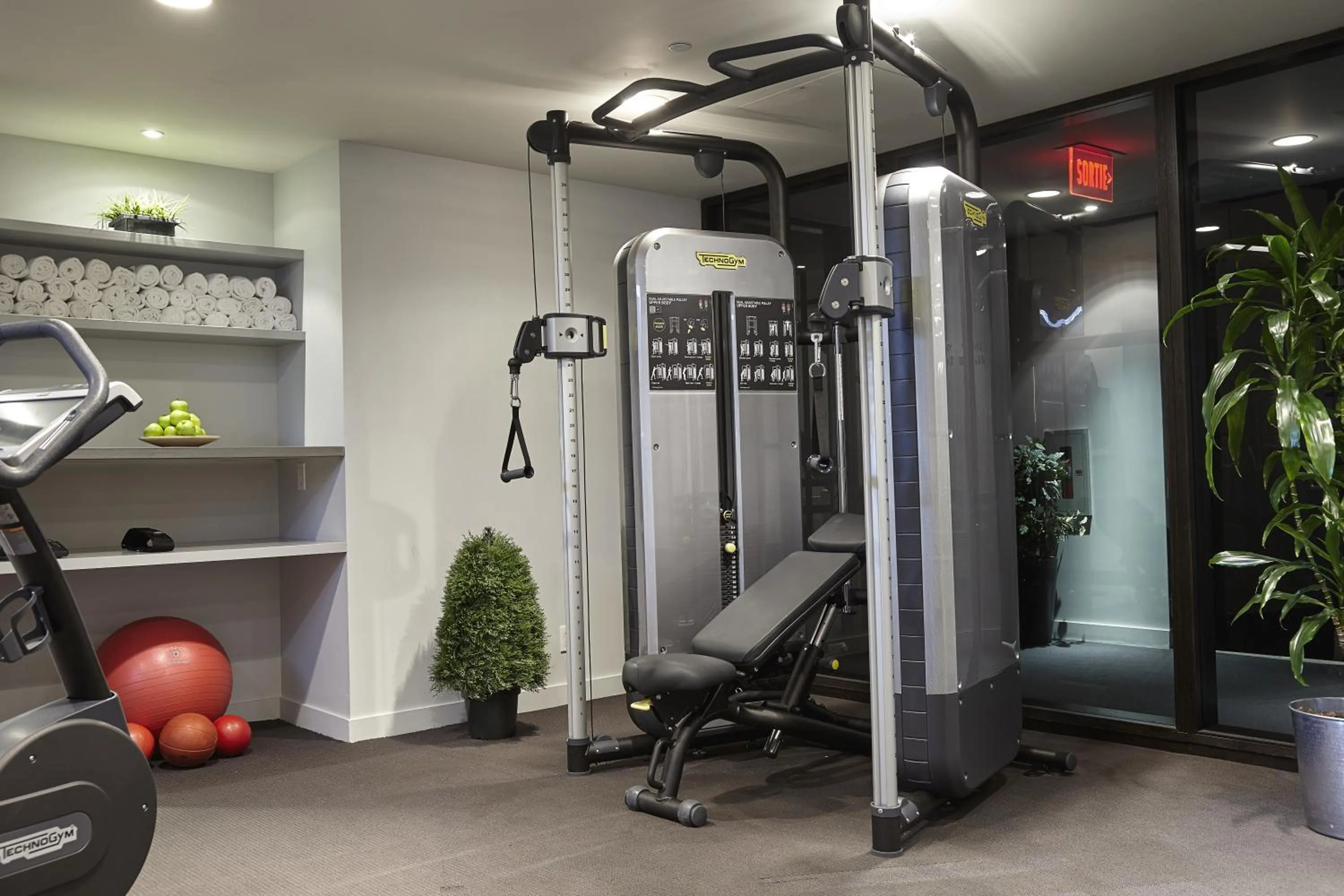 Fitness centre/facilities in Hotel St Paul, Montreal, a Member of Design Hotels