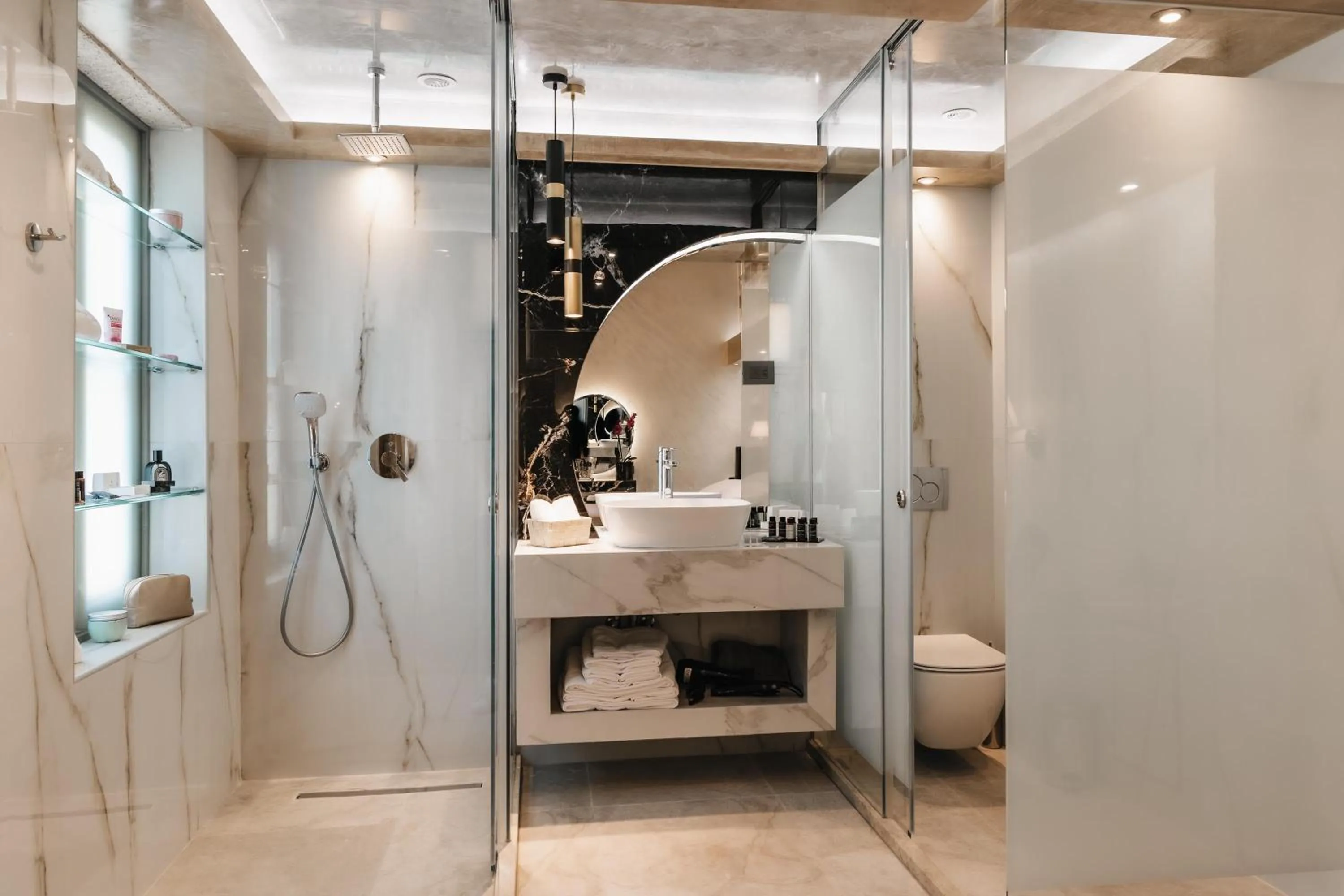 Bathroom in Chateau Anax Luxury suites