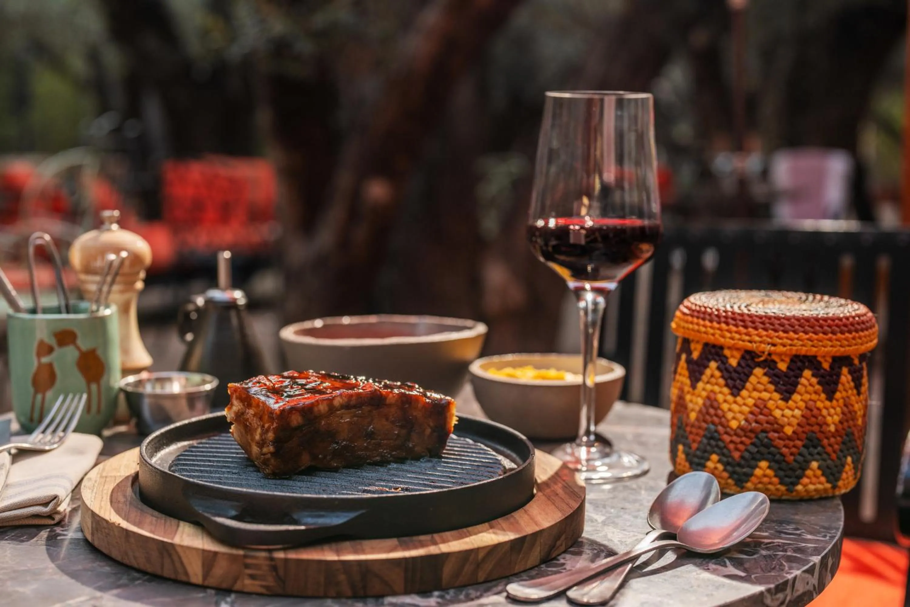 Food close-up in Rosewood São Paulo