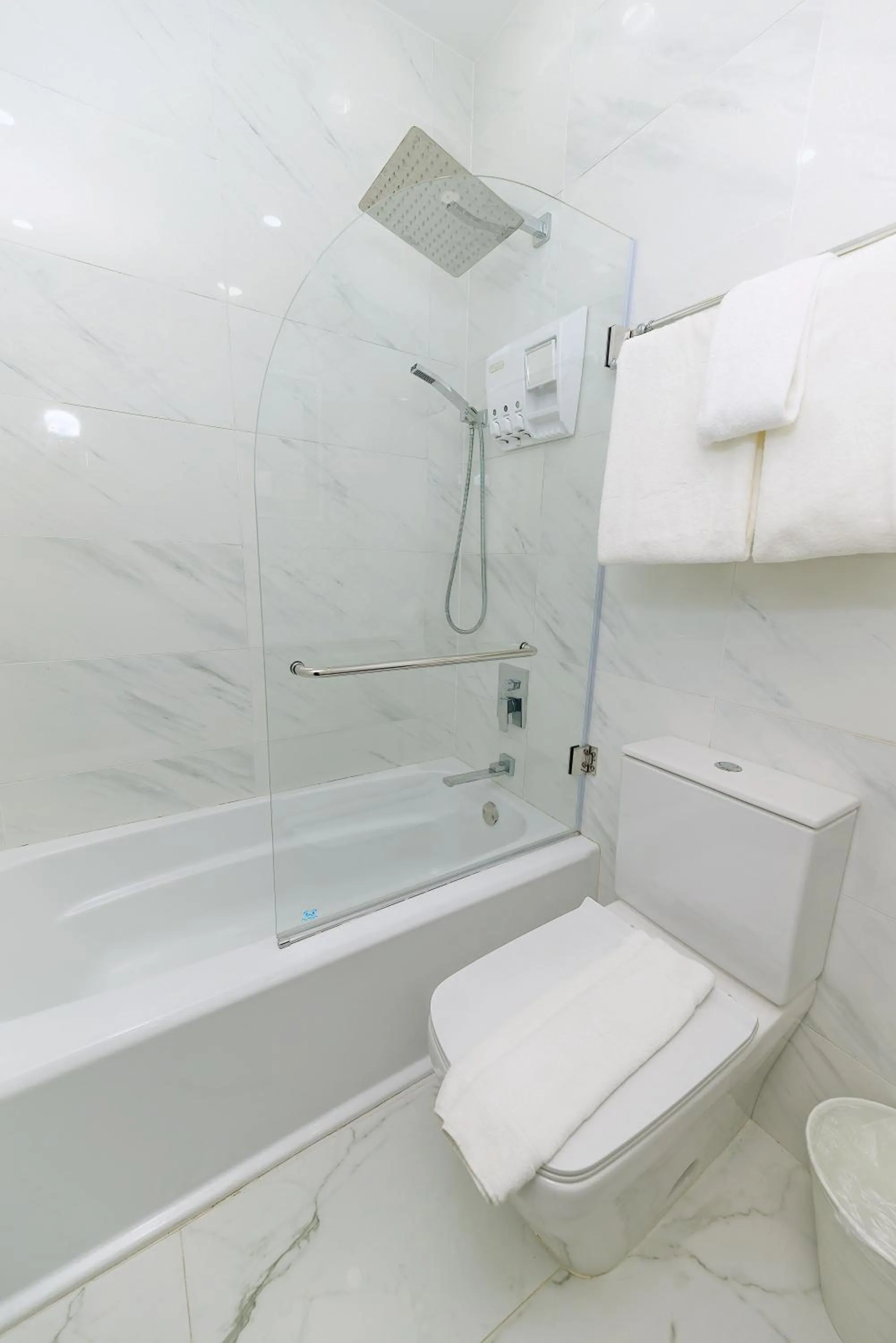 Shower in SeaStays Apartments