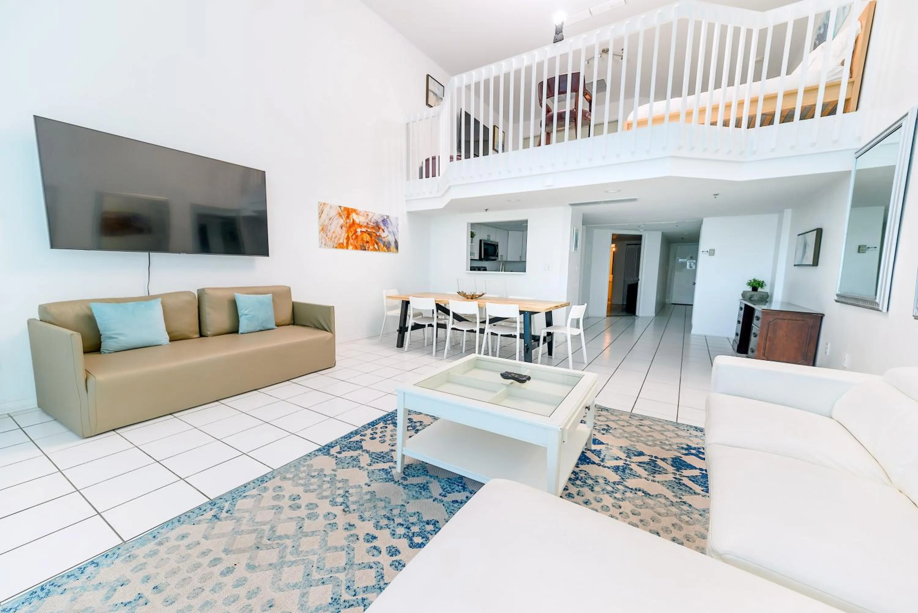 TV and multimedia in SeaStays Apartments