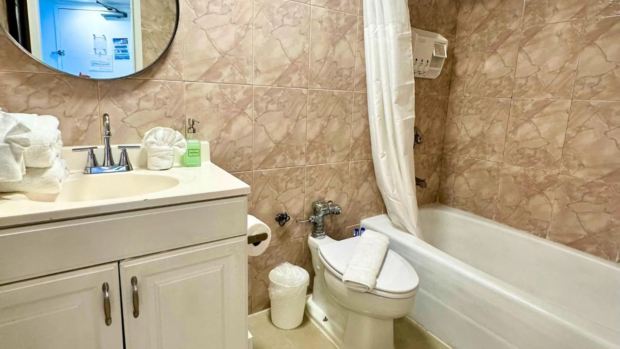 Shower in SeaStays Apartments