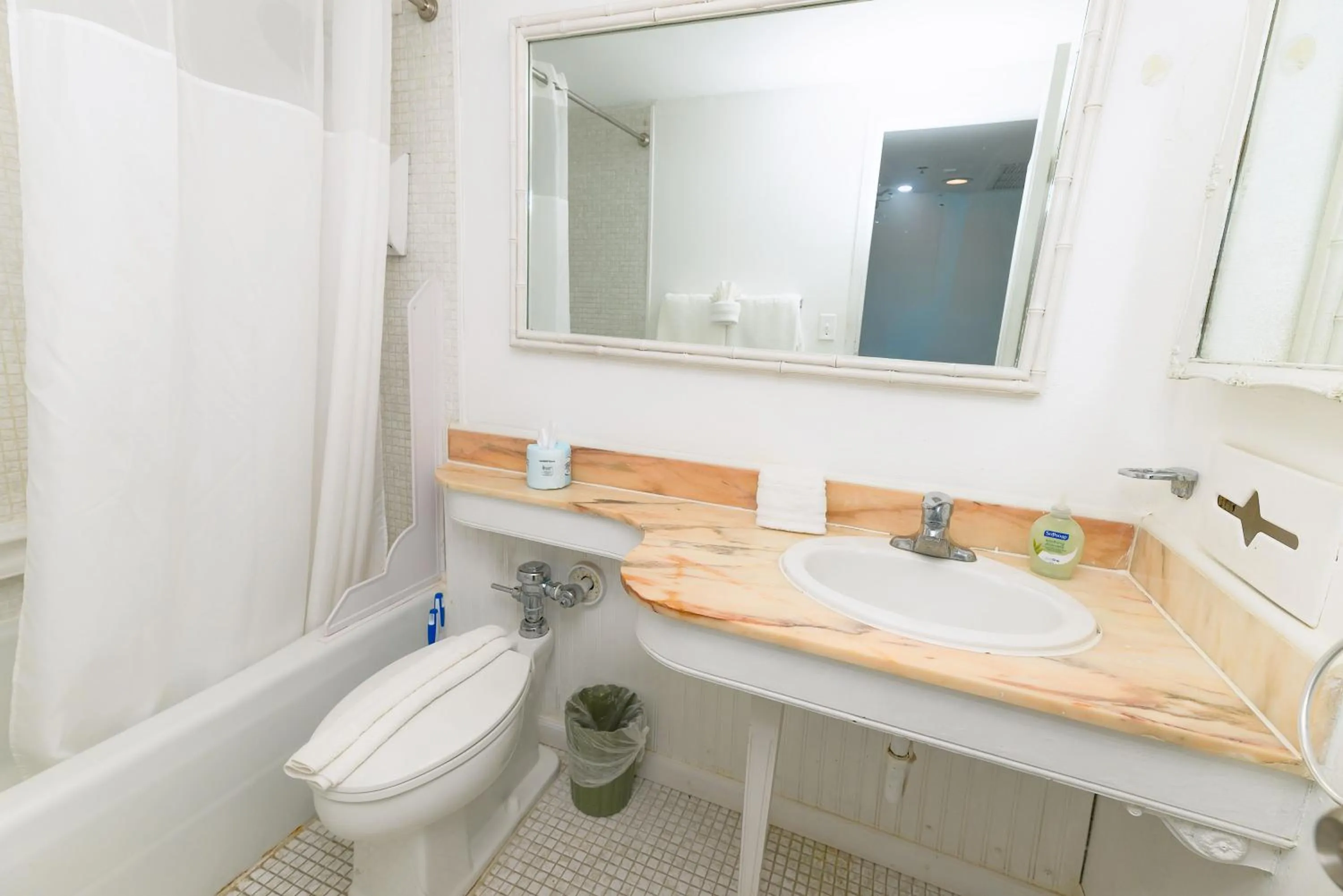 Shower in SeaStays Apartments