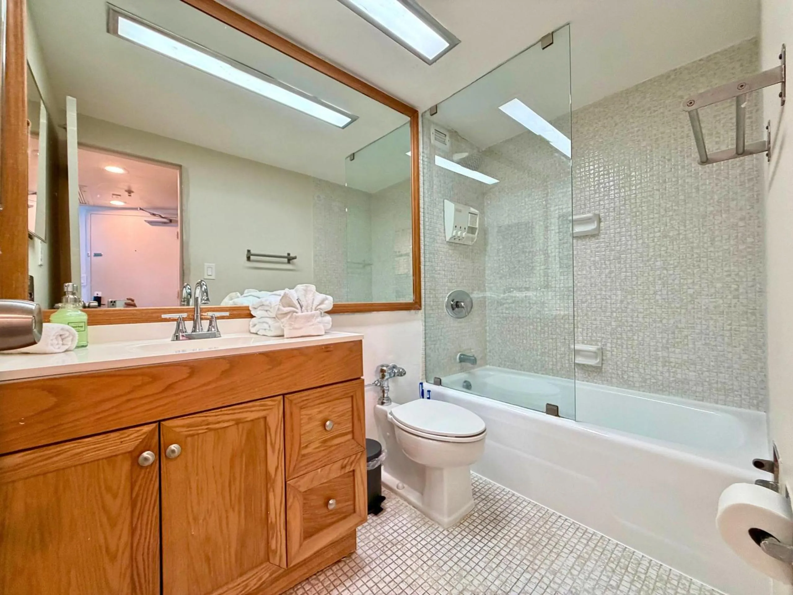 Shower in SeaStays Apartments