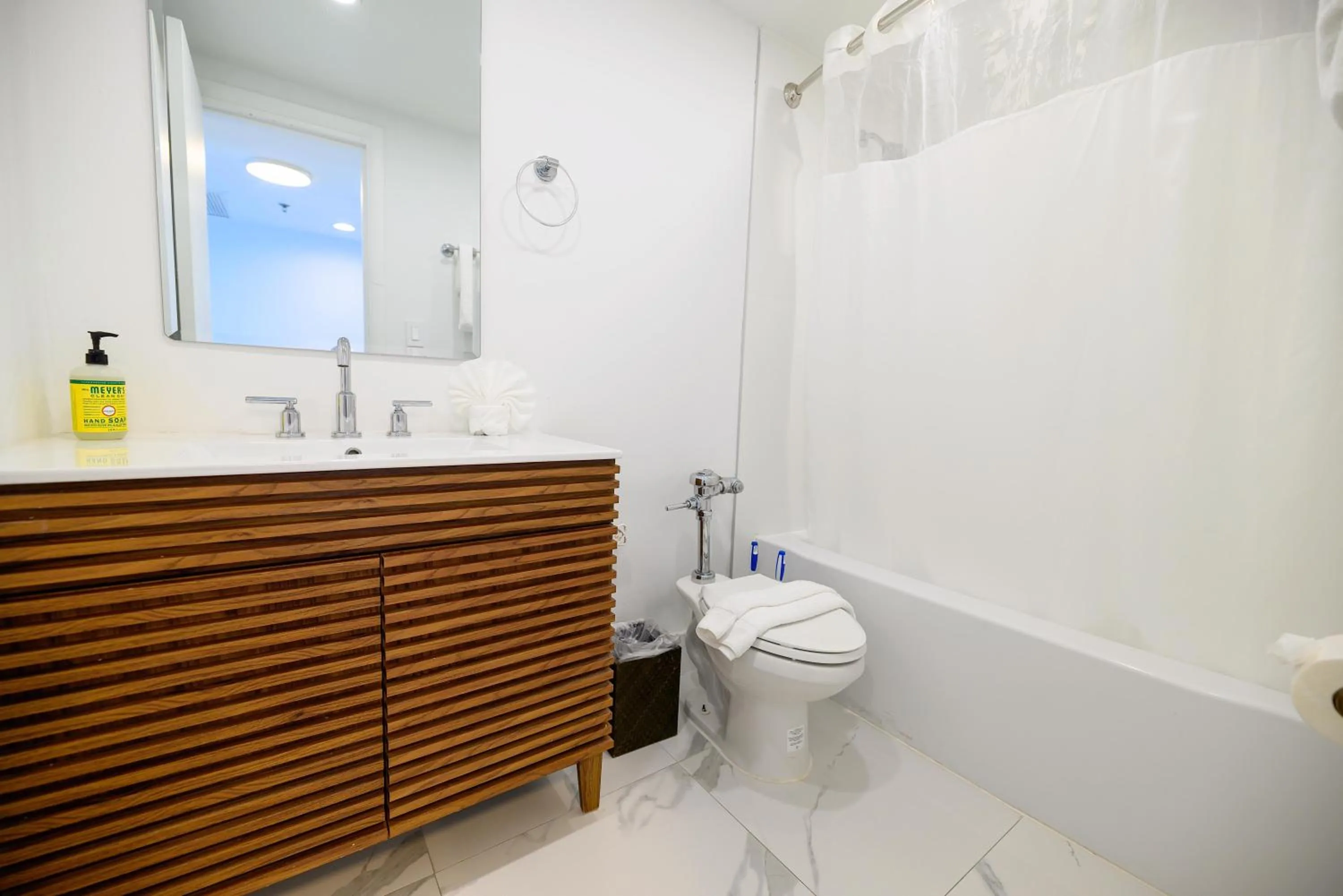 Shower in SeaStays Apartments