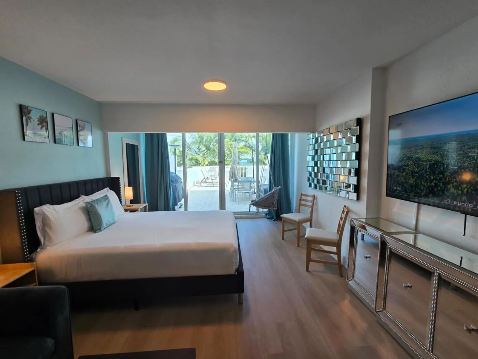 Bed in SeaStays Apartments