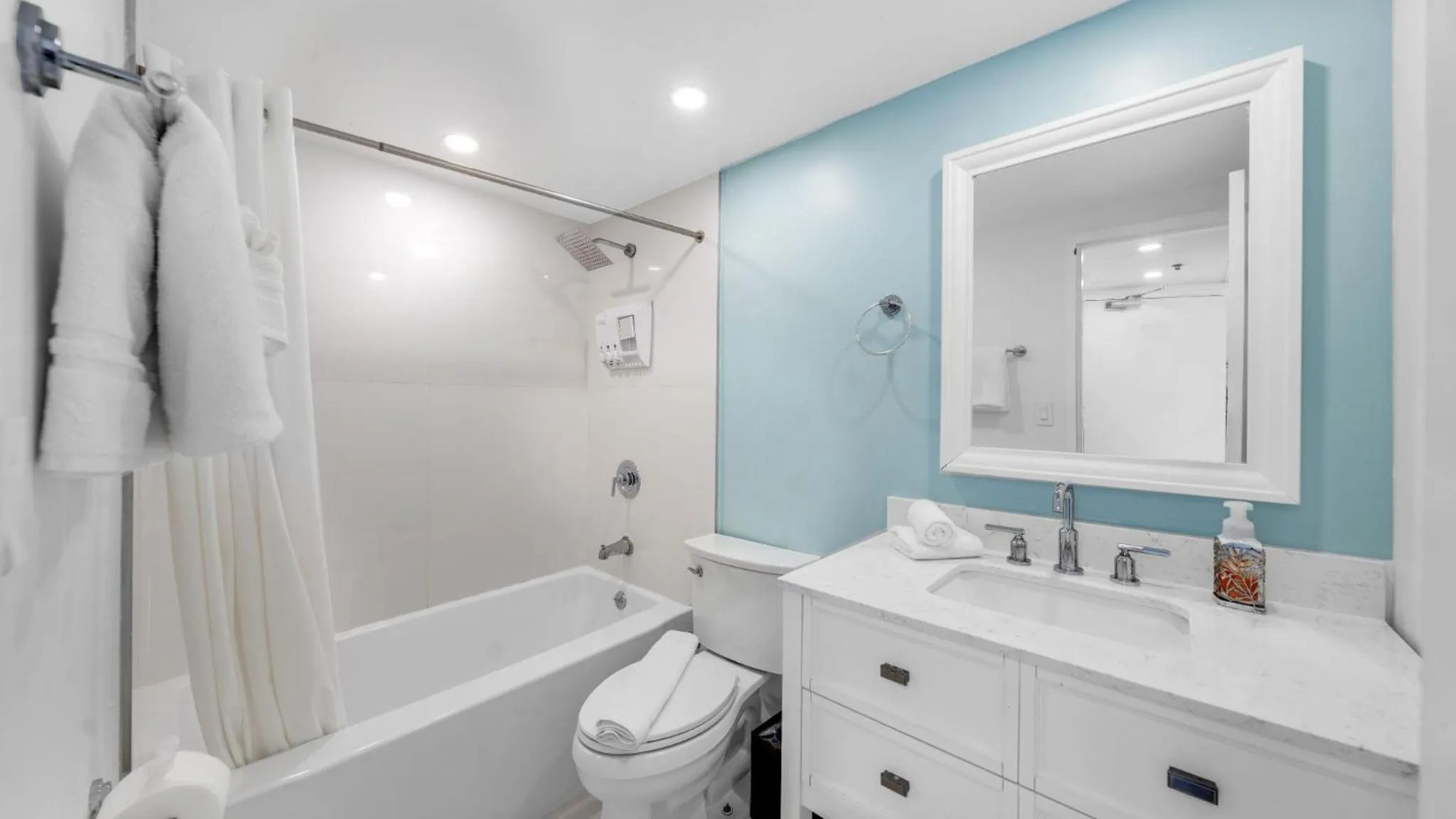 Shower in SeaStays Apartments