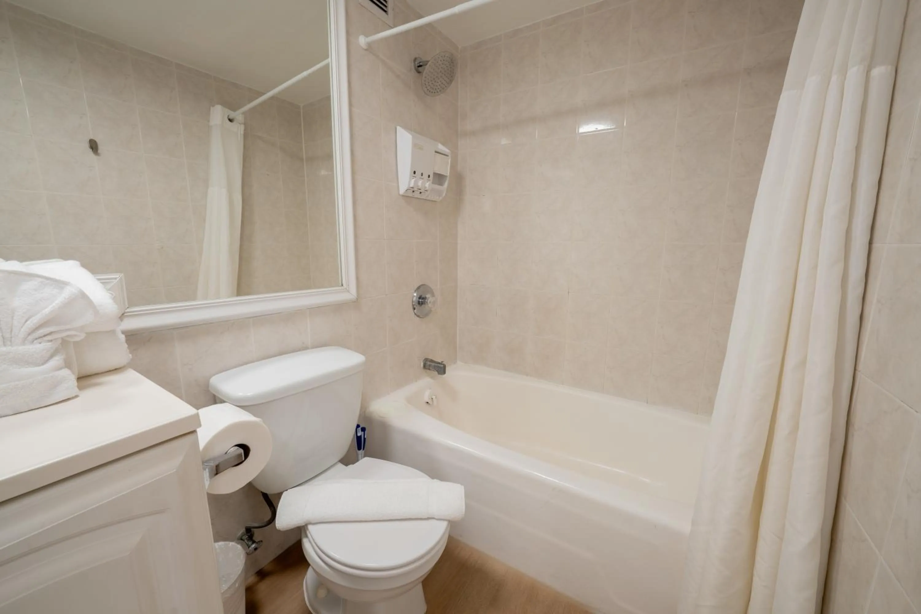 Shower in SeaStays Apartments