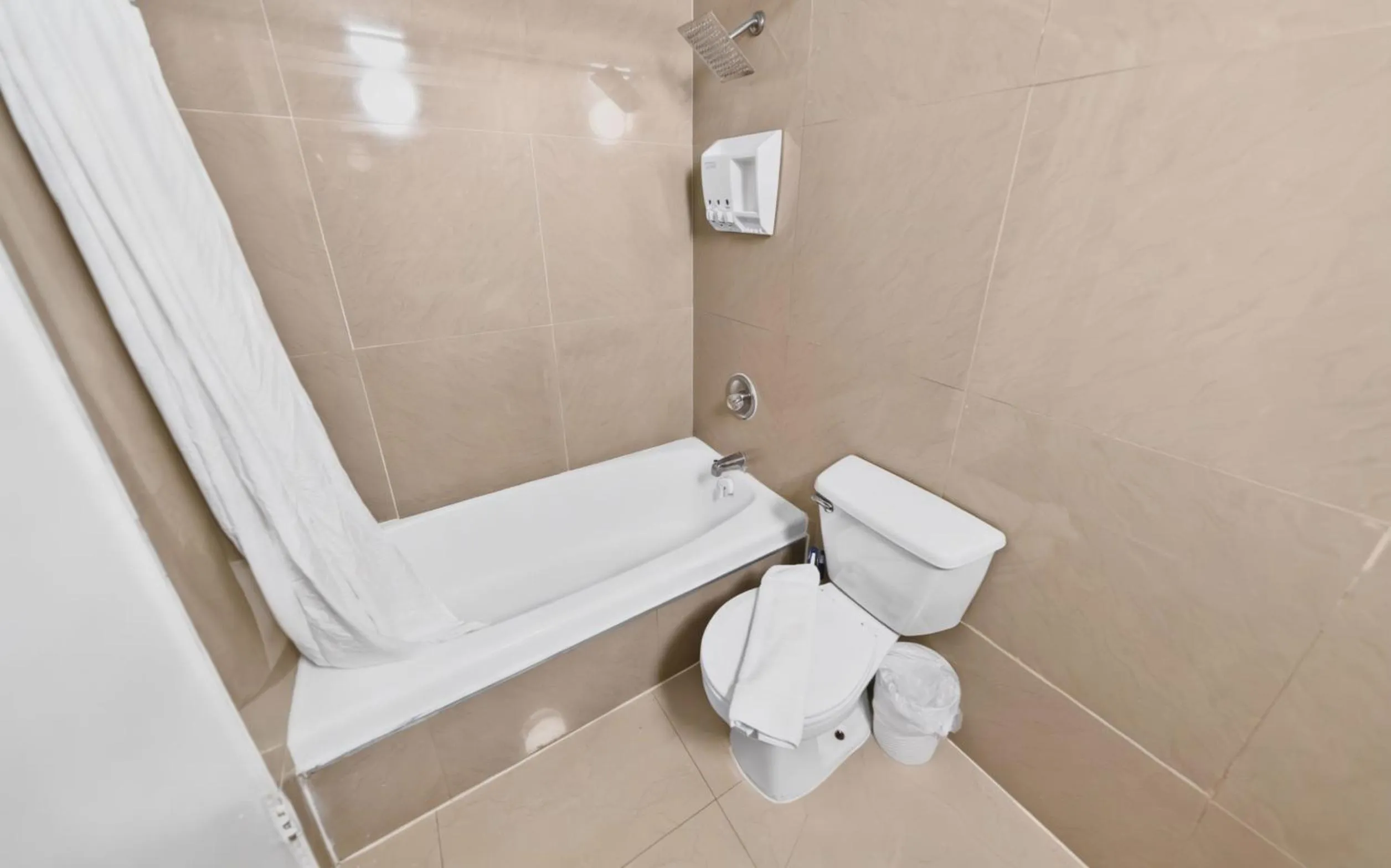 Shower in SeaStays Apartments