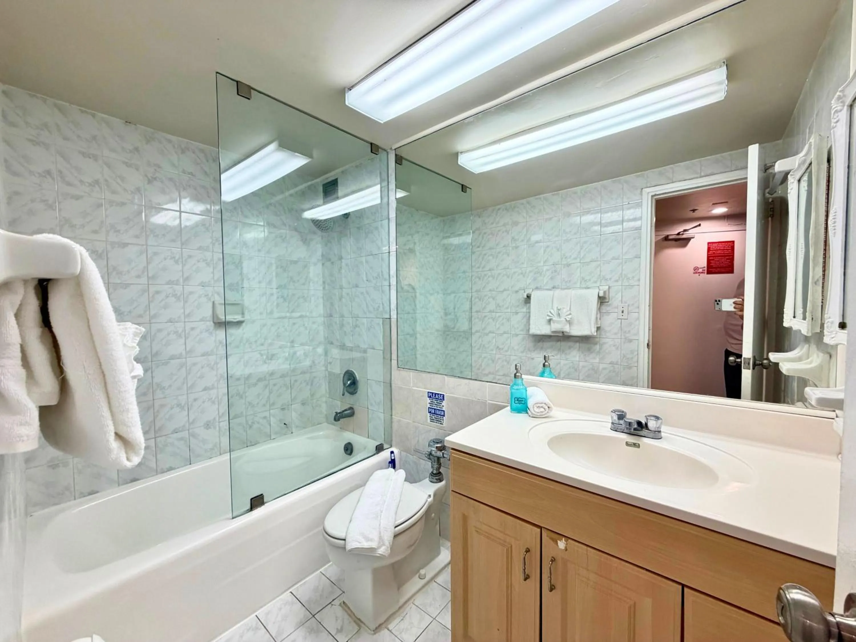 Shower in SeaStays Apartments