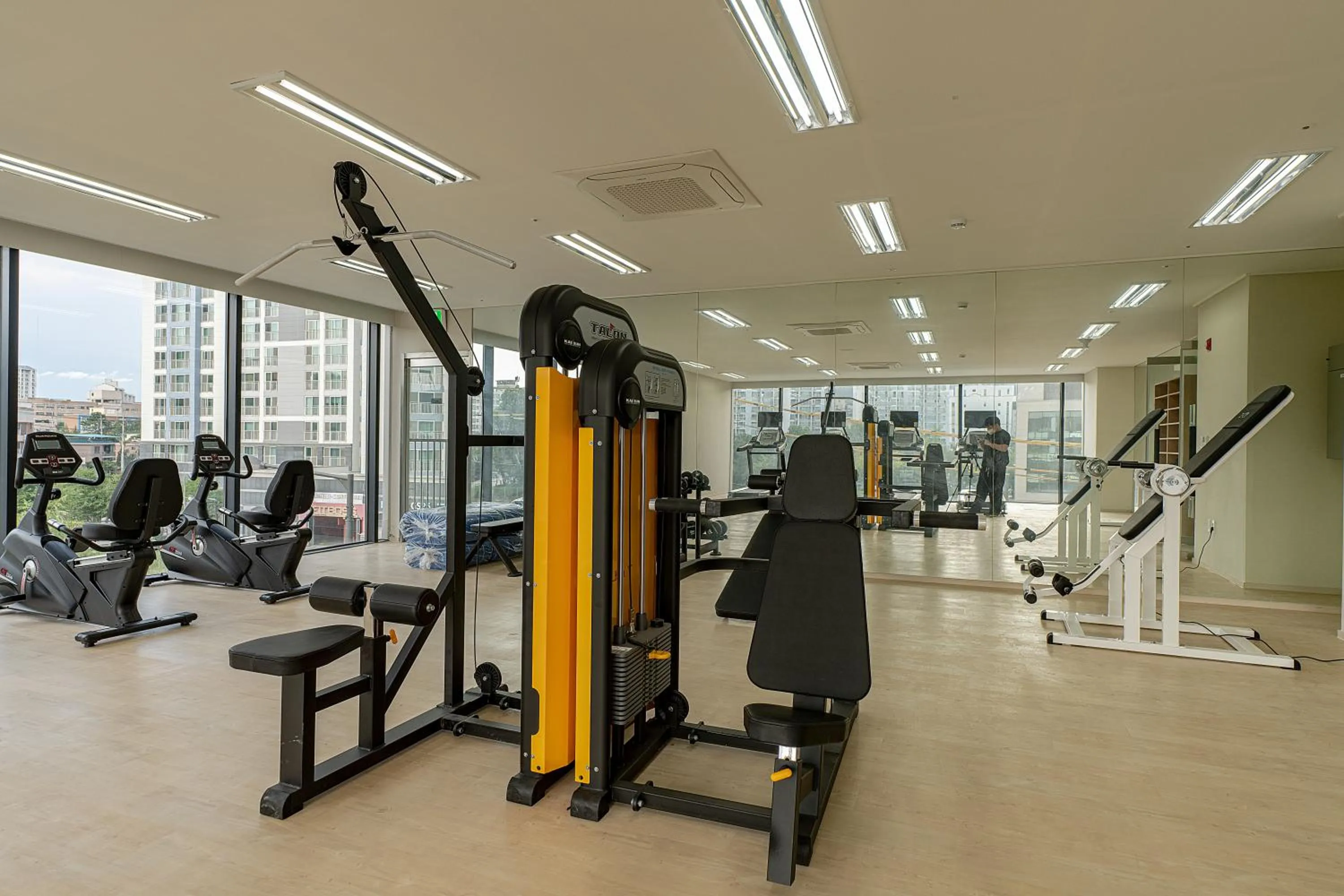 Fitness centre/facilities in Golden Planet Hotel