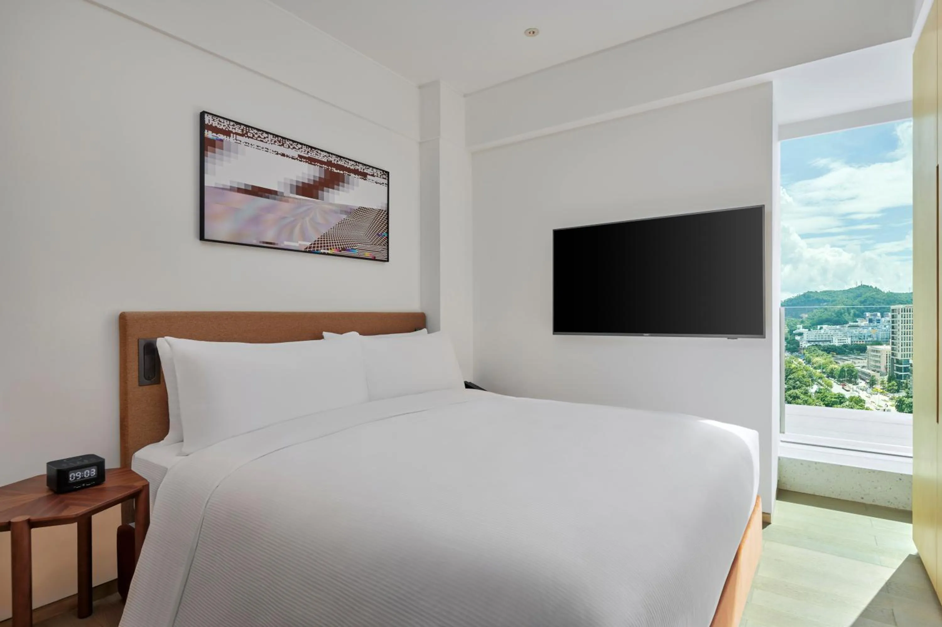 Bedroom, Bed in DoubleTree by Hilton Shenzhen Airport Residences