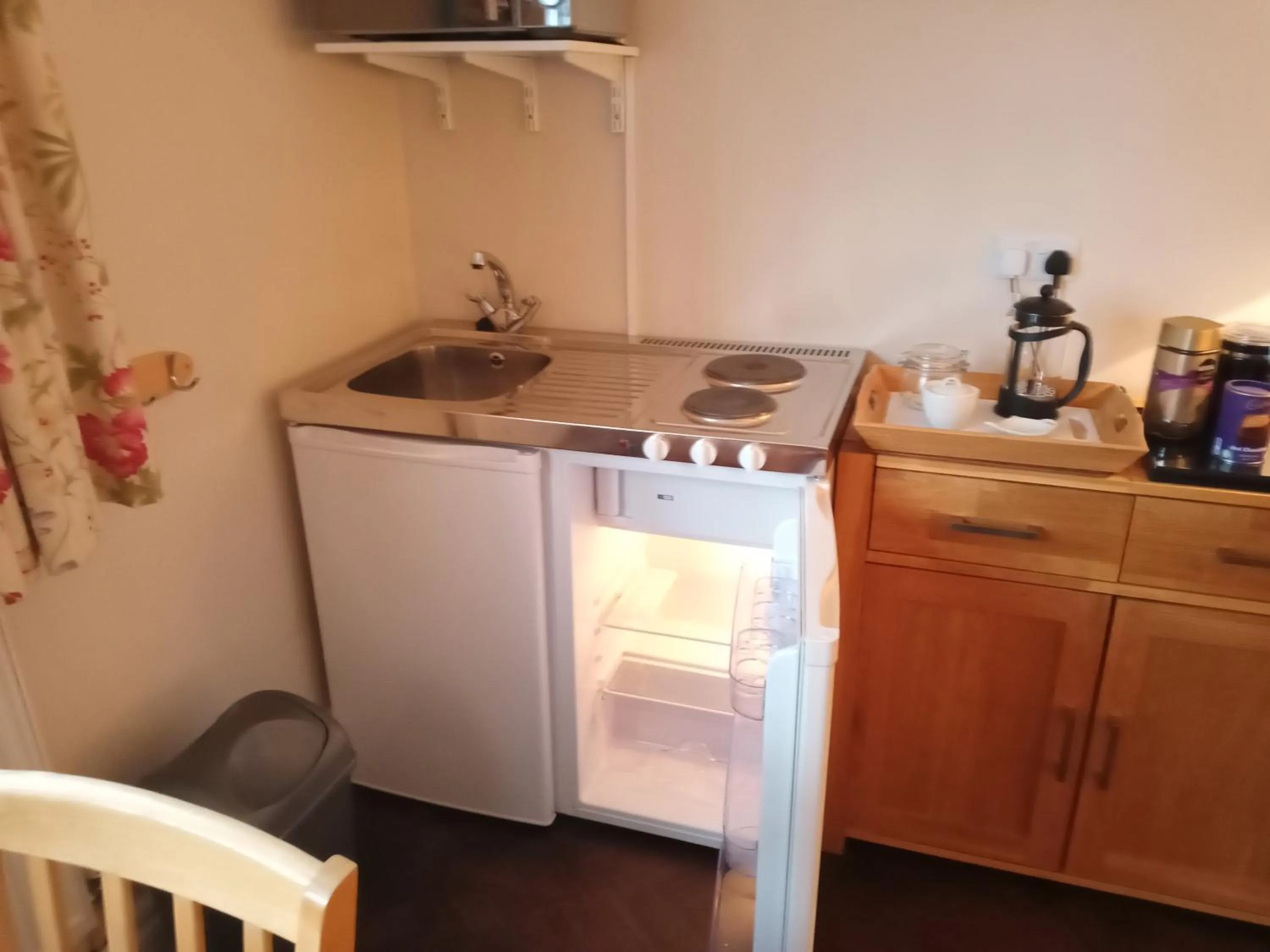 Living room in Oak End Lodge