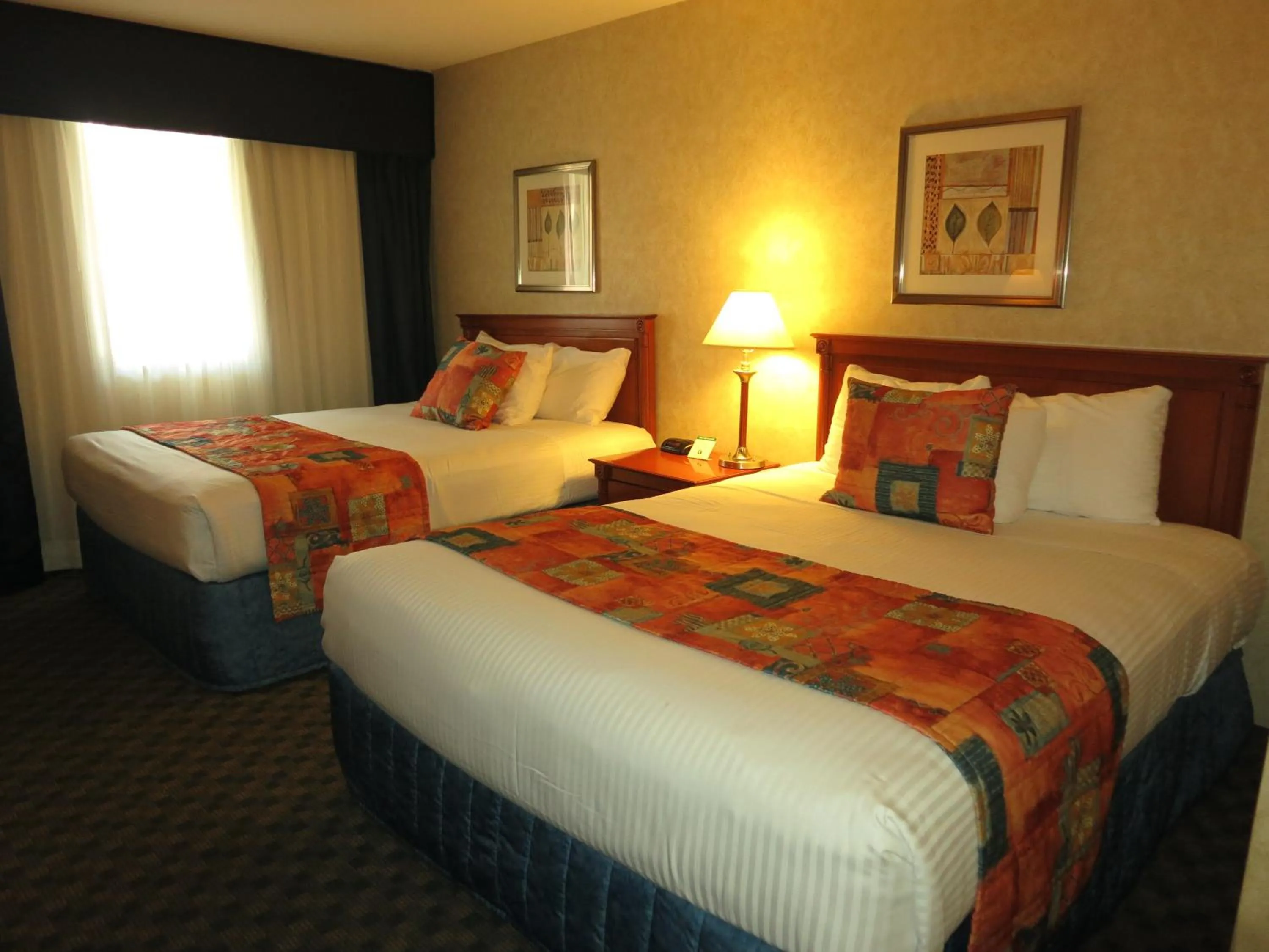 Bed in North Vancouver Hotel