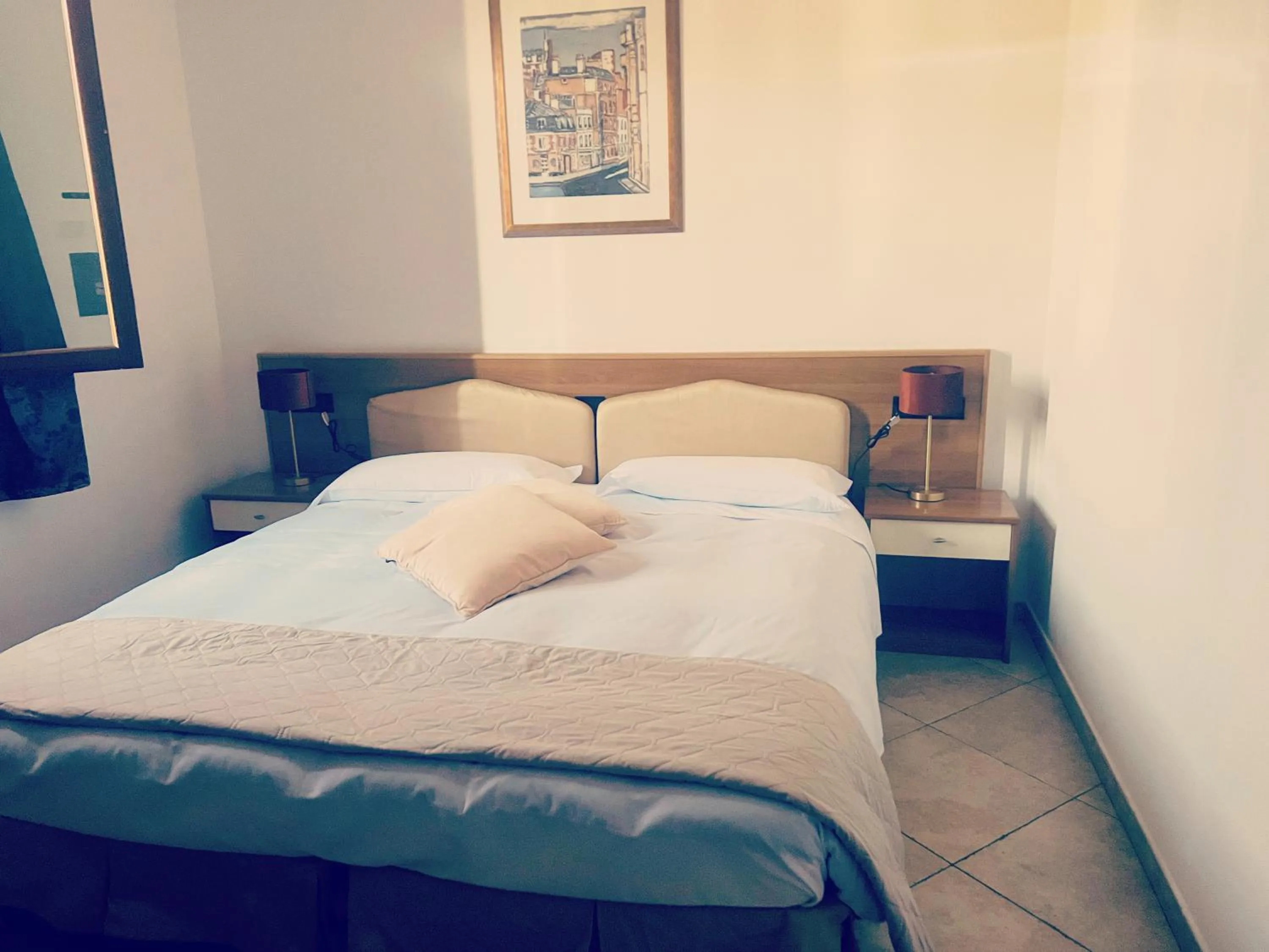 Bed in Hotel Le Corti