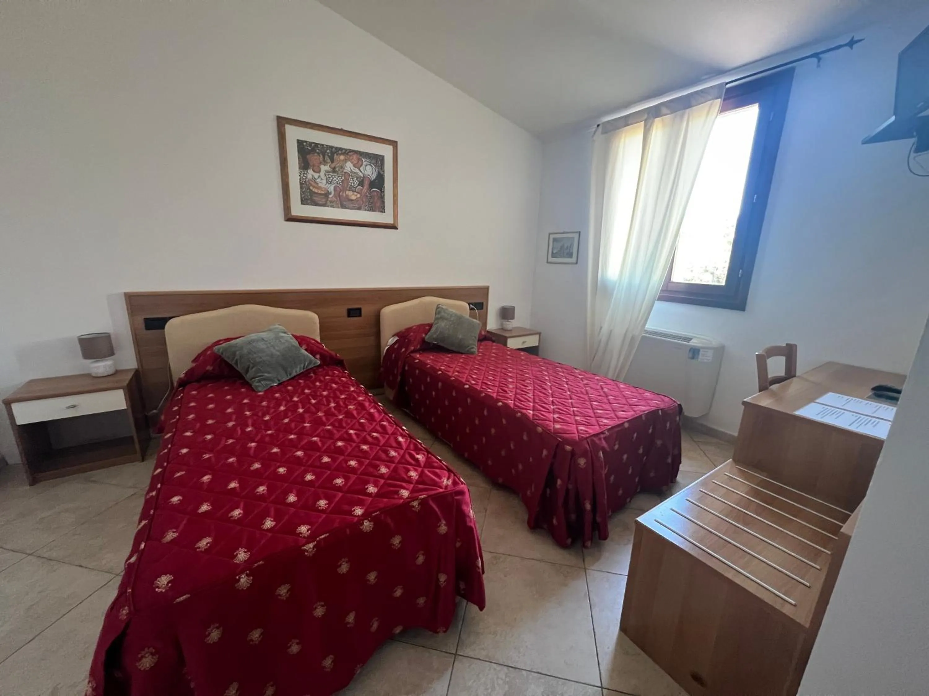 Bed in Hotel Le Corti