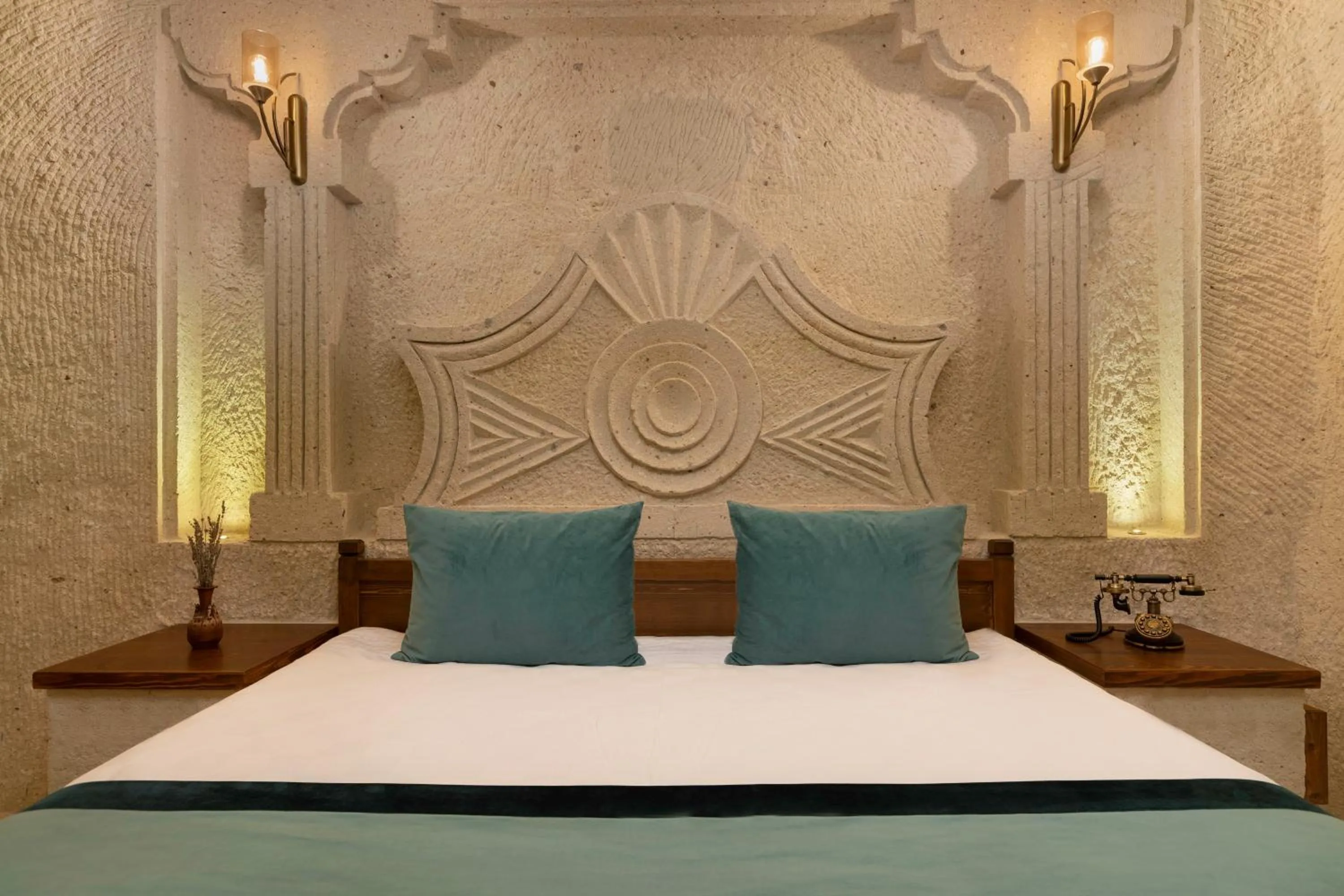 Bed in House 1938 Special Cave Hotel