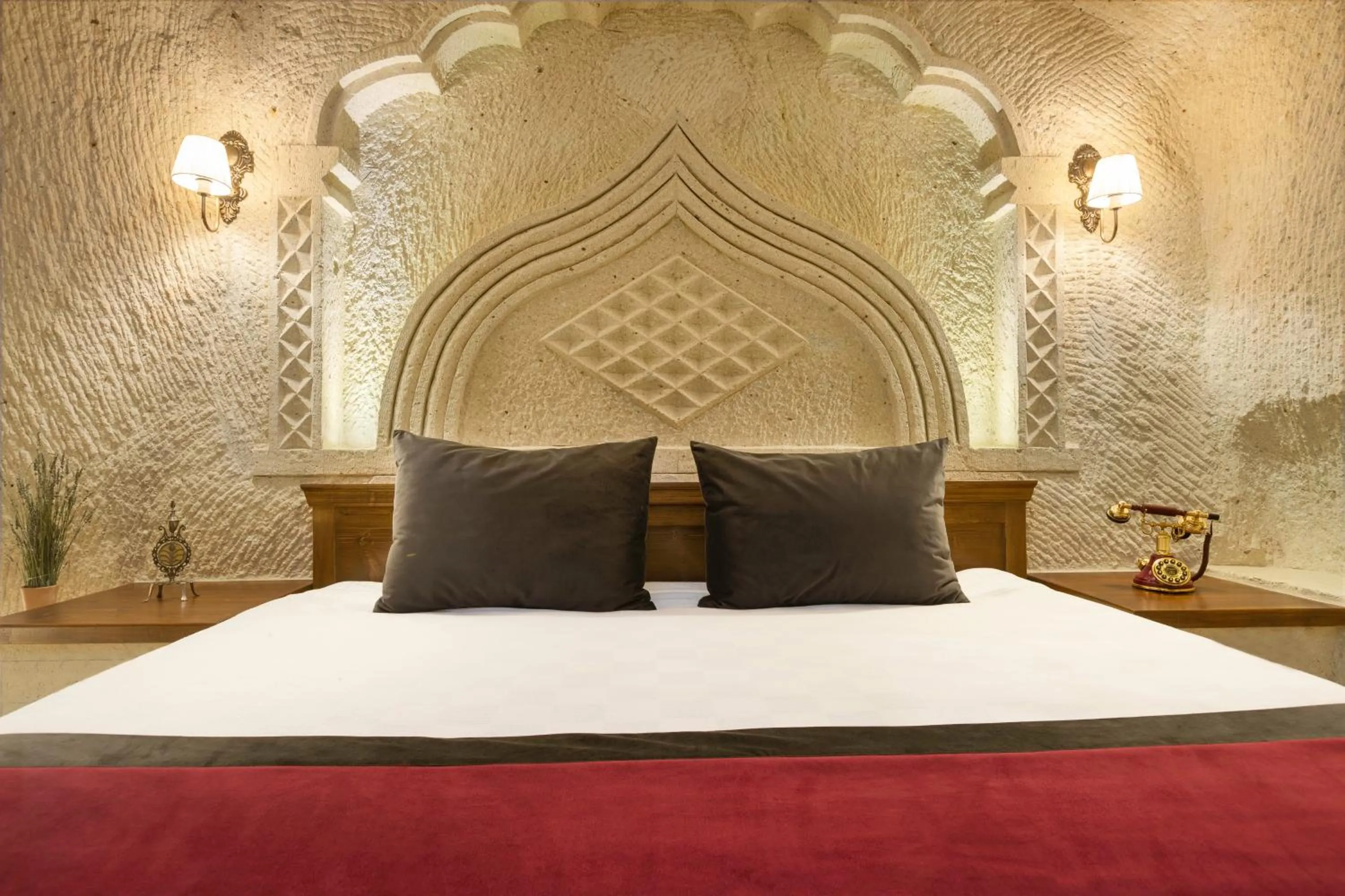 Bed in House 1938 Special Cave Hotel