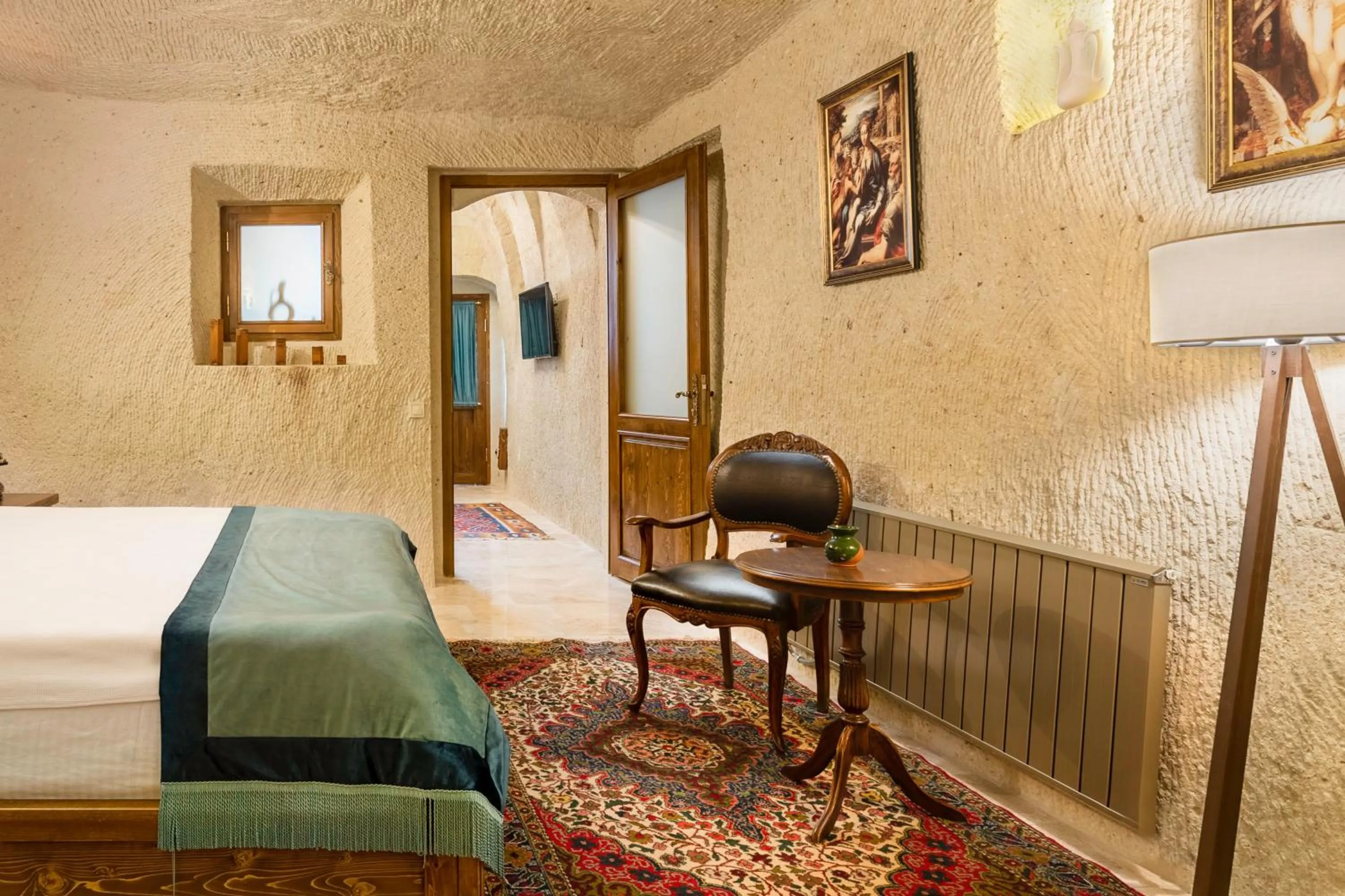 Bed in House 1938 Special Cave Hotel