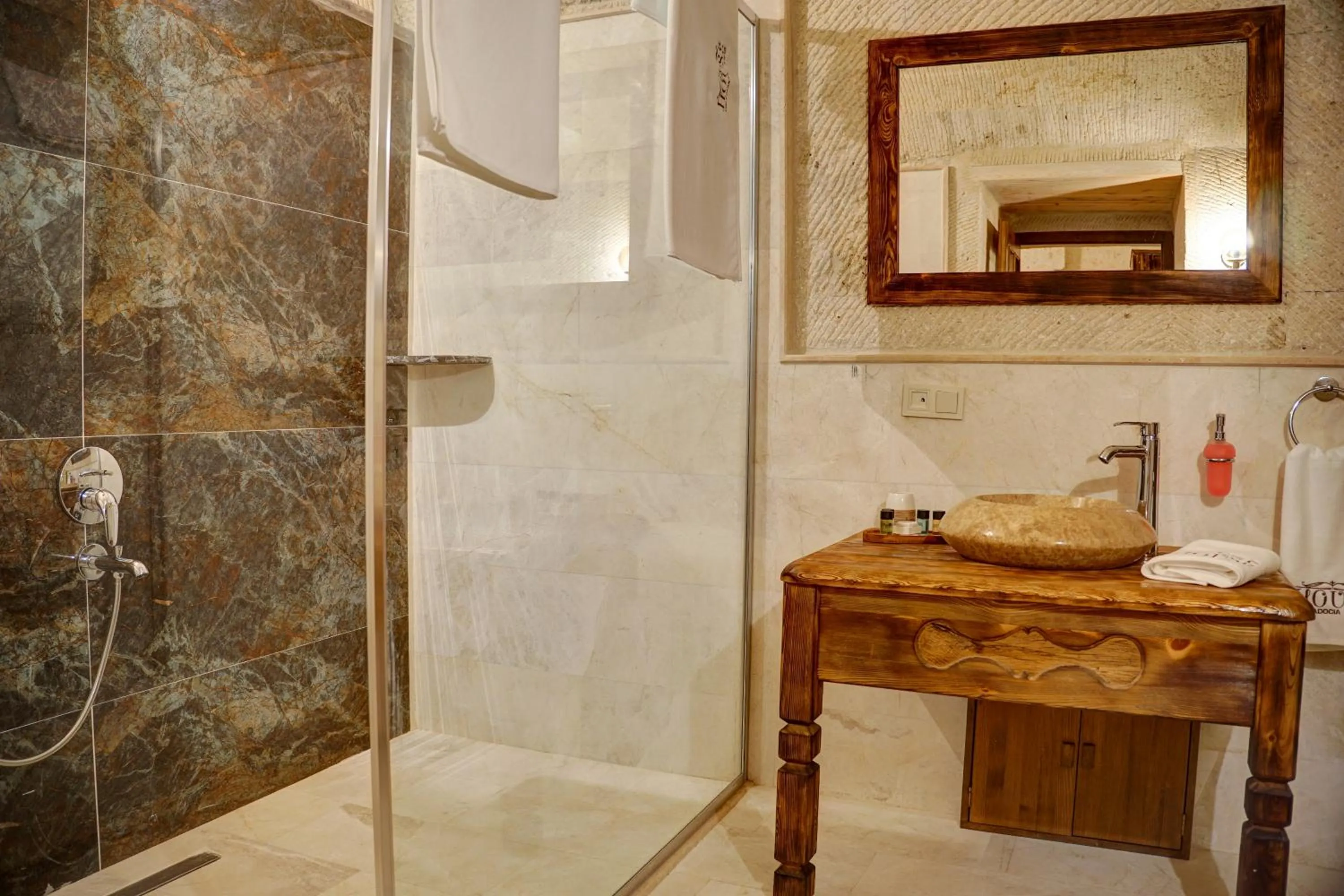 Shower in House 1938 Special Cave Hotel