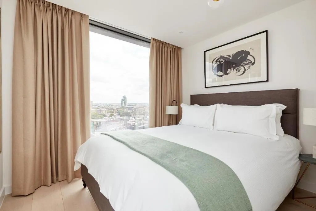 Bedroom, Bed in Southwark Residences by Aeria Apartments