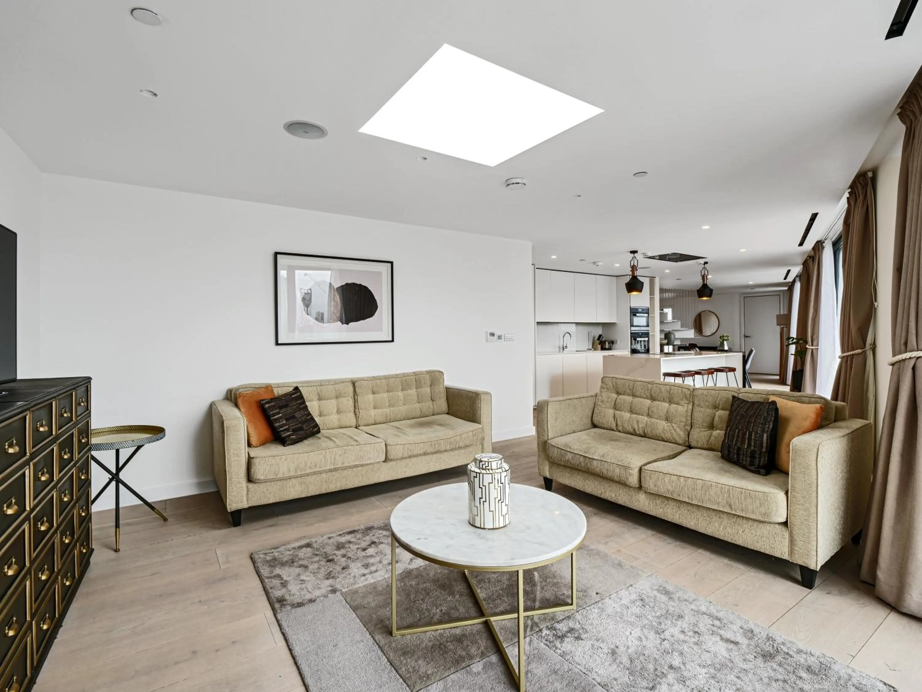 Seating area in Southwark Residences by Aeria Apartments