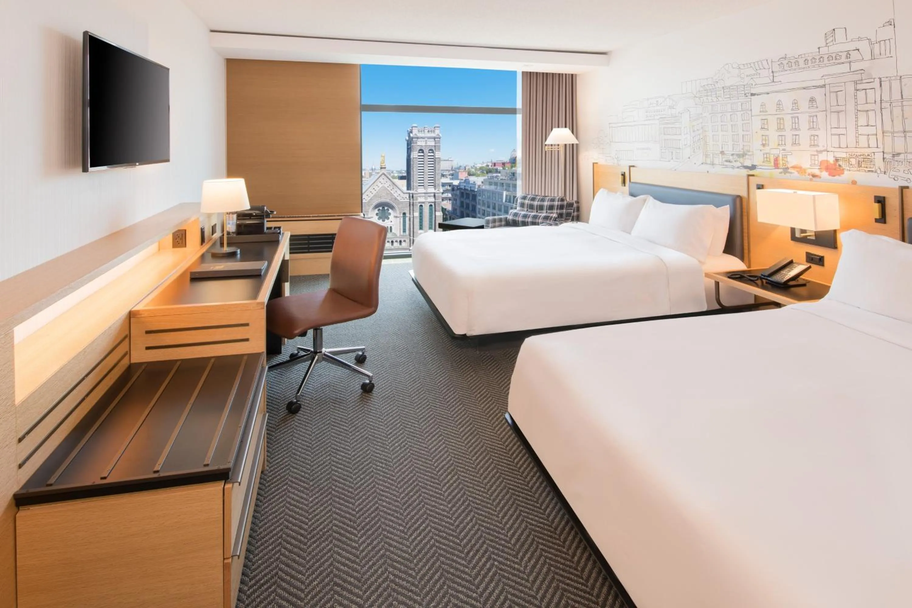 Photo of the whole room, Bed in Hotel PUR, Quebec, a Tribute Portfolio Hotel