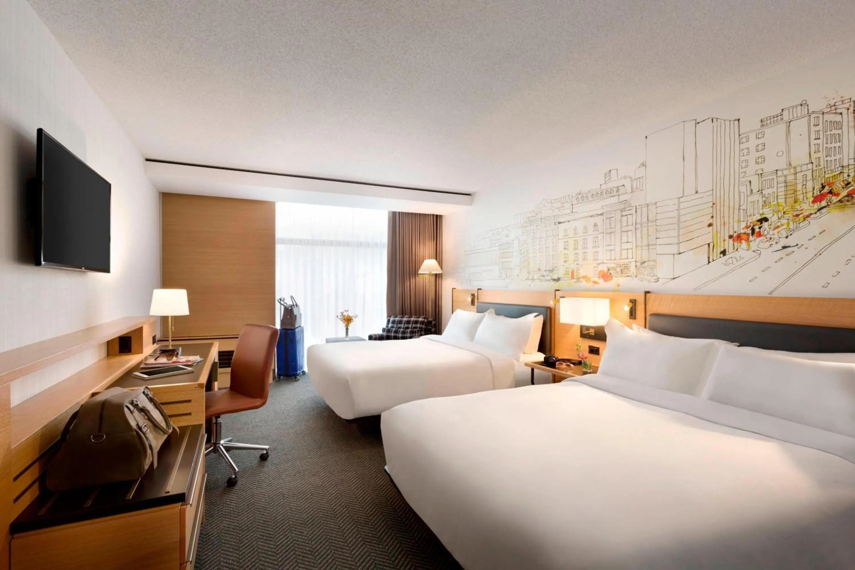 Photo of the whole room, Bed in Hotel PUR, Quebec, a Tribute Portfolio Hotel