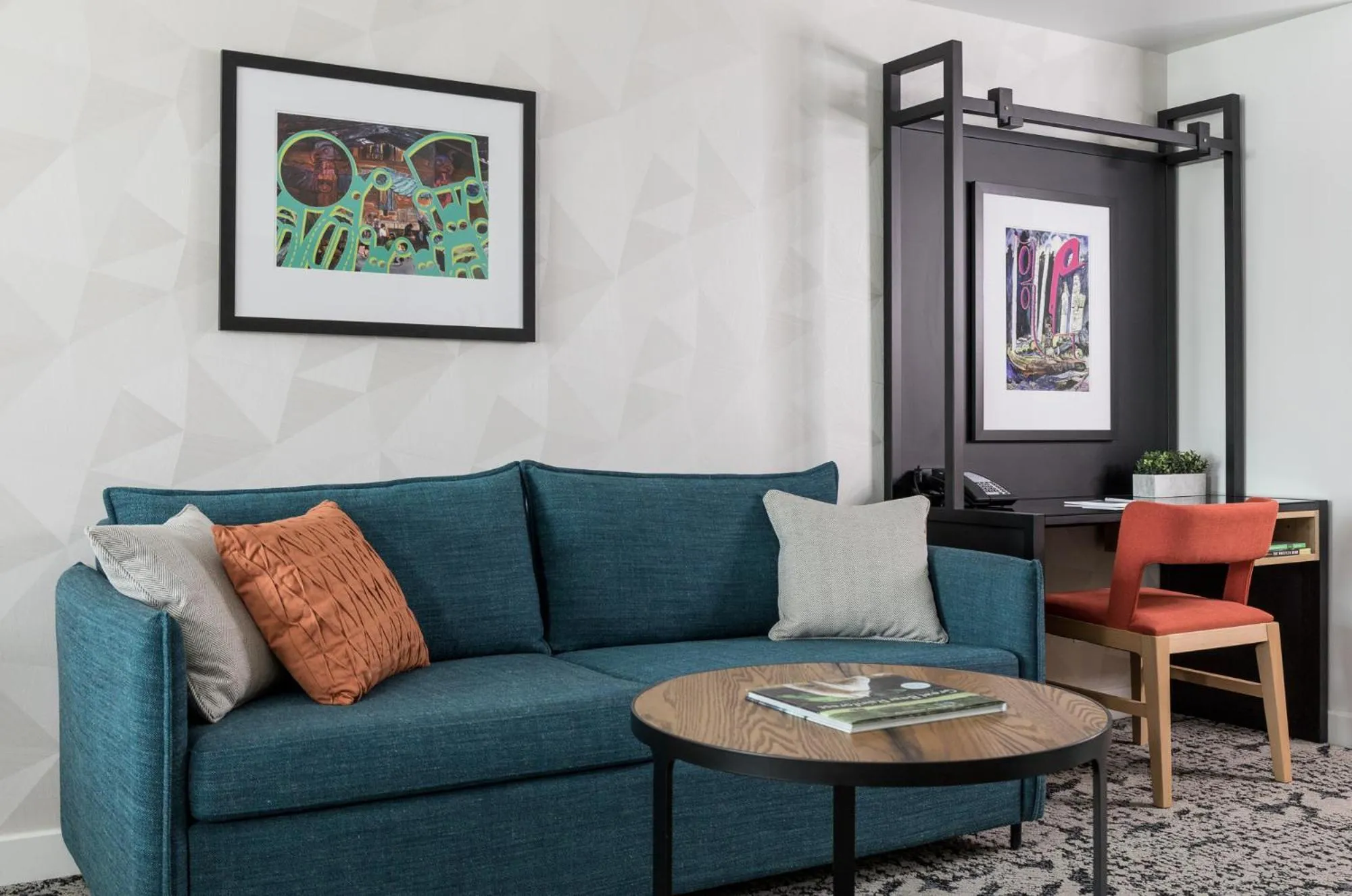 Living room in The Crystal Lodge