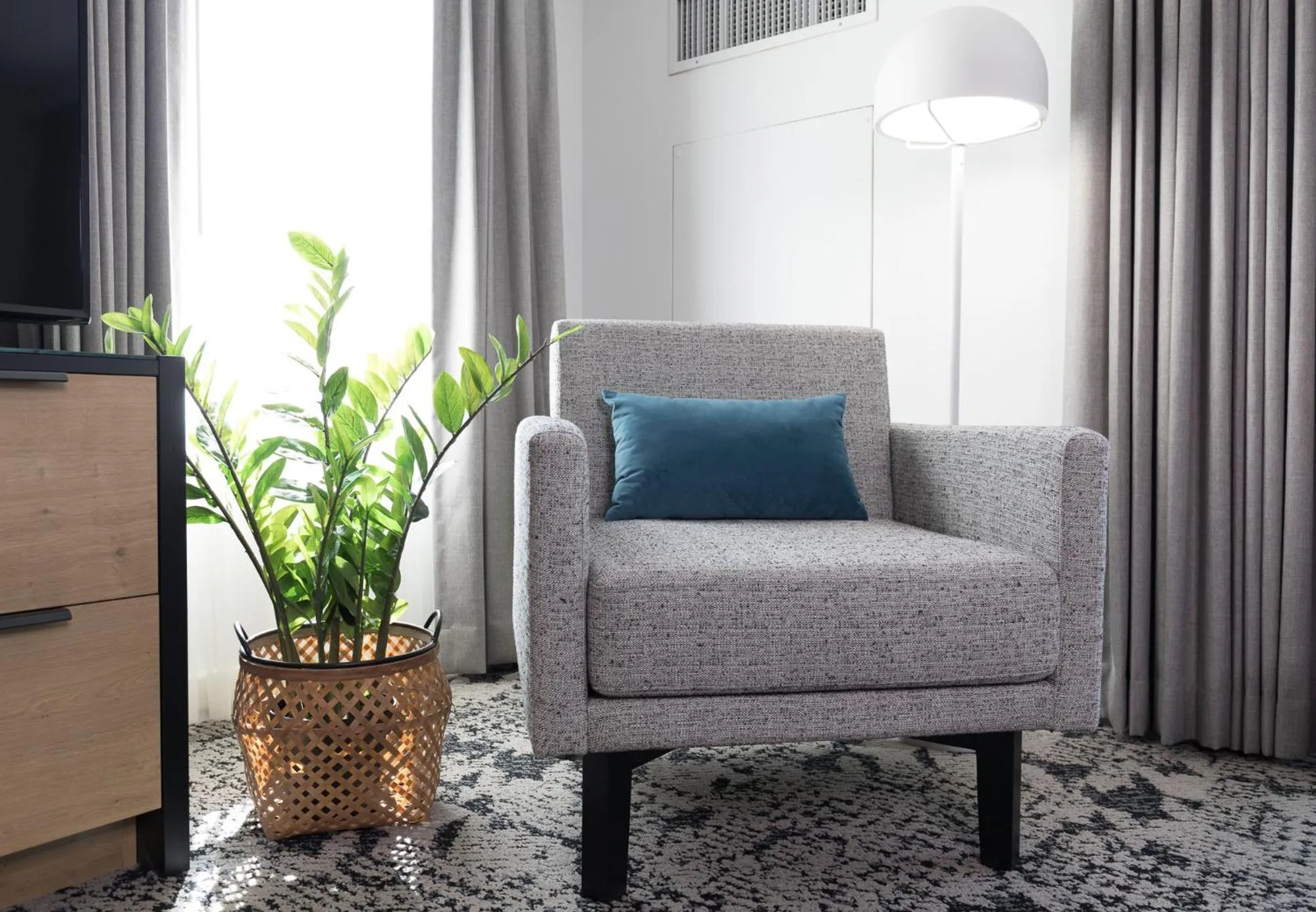 Seating area in The Crystal Lodge