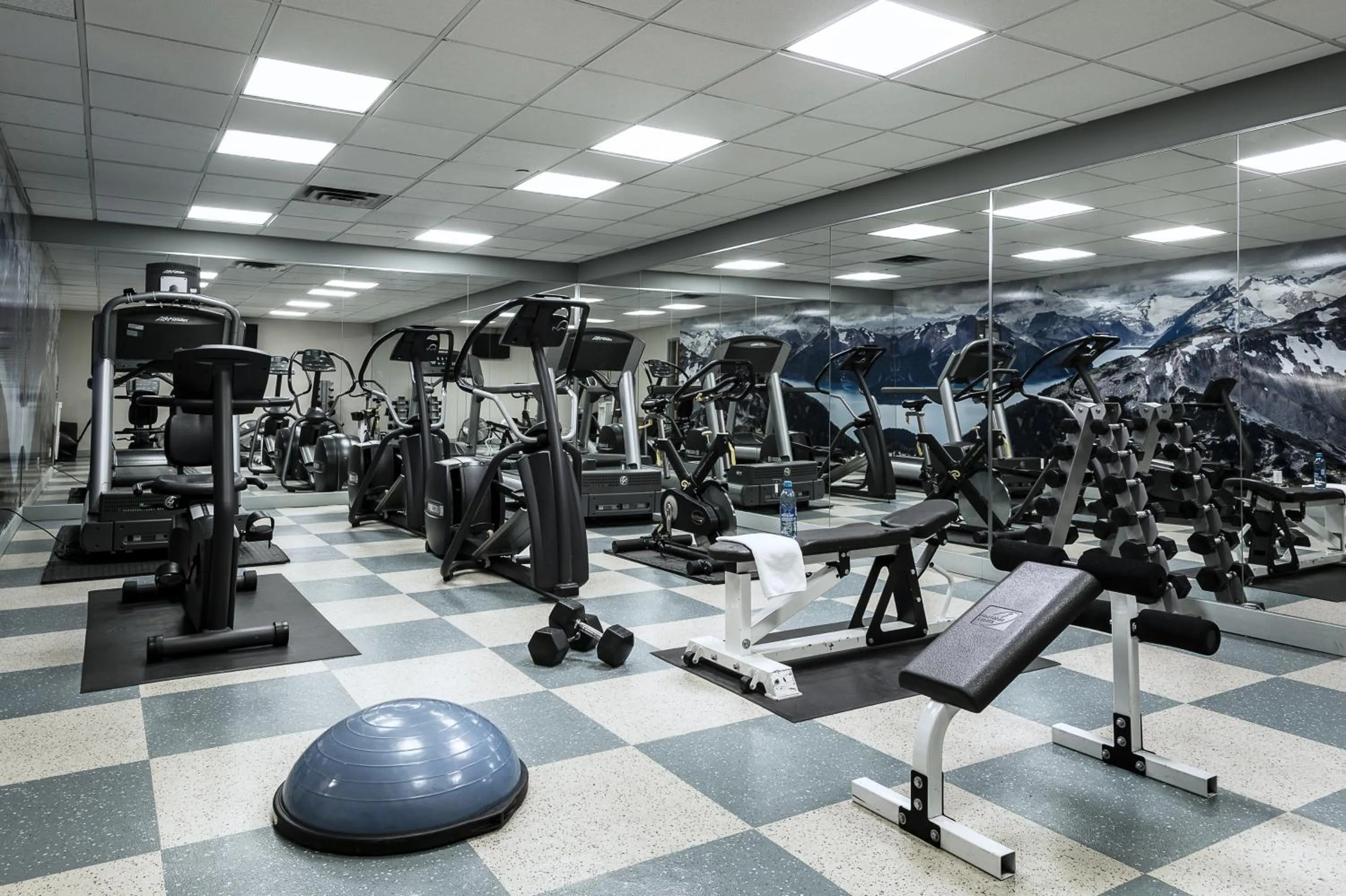 Fitness centre/facilities in The Crystal Lodge