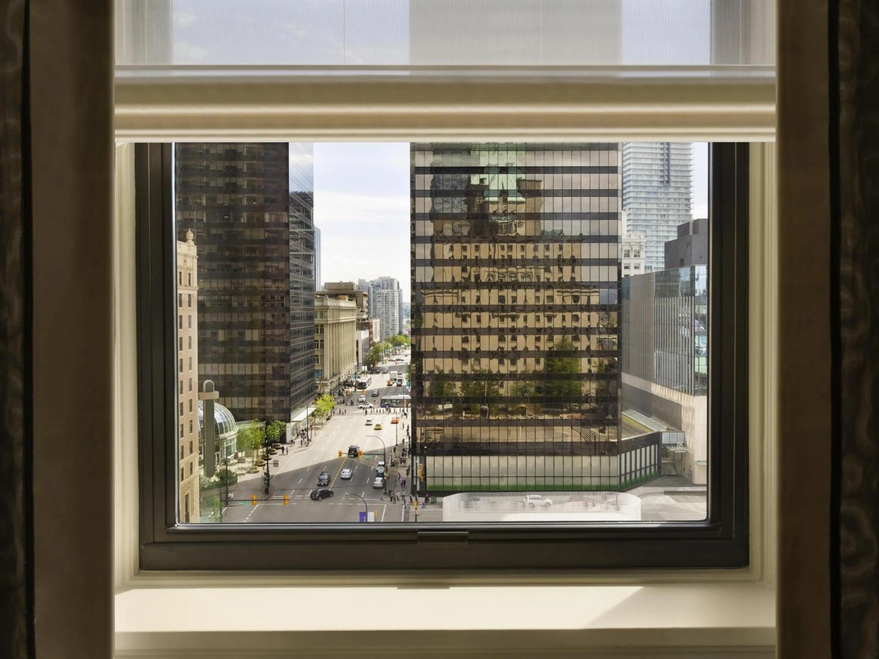 Bedroom in Fairmont Hotel Vancouver
