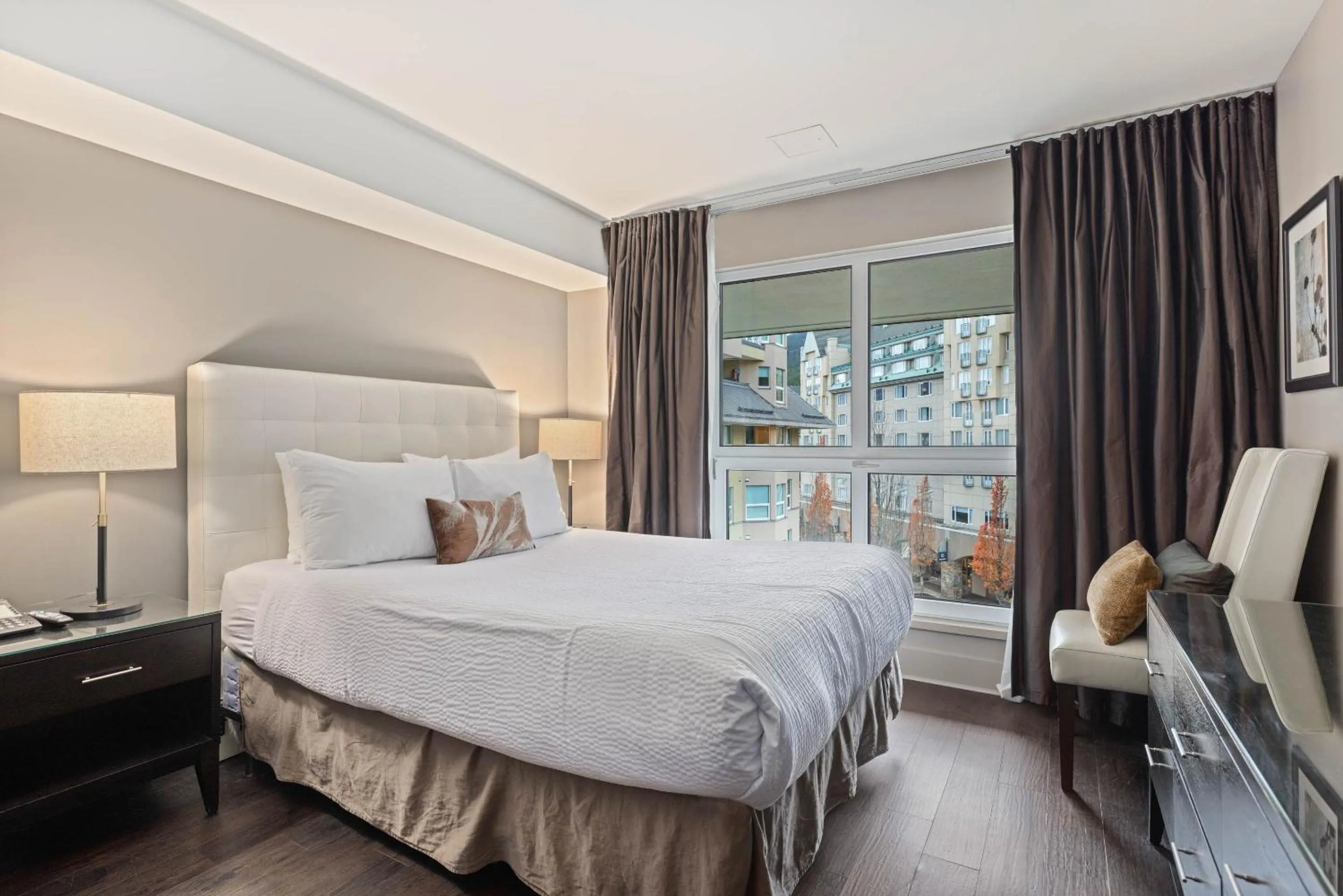 Bed in Le Chamois by Whistler Premier