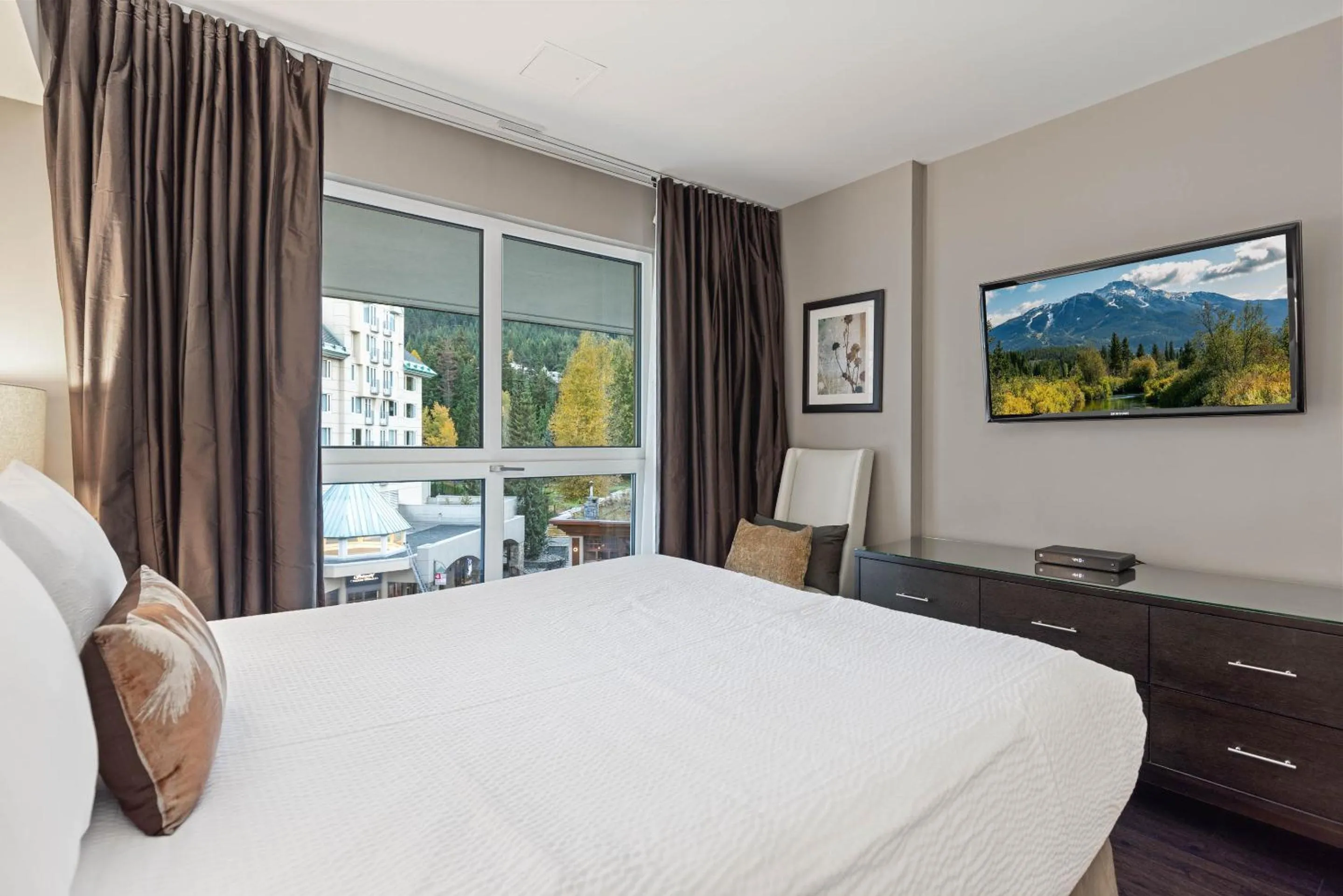 Bed in Le Chamois by Whistler Premier