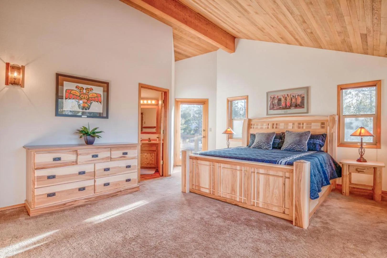 Bed in Paper Birch - Unit 10