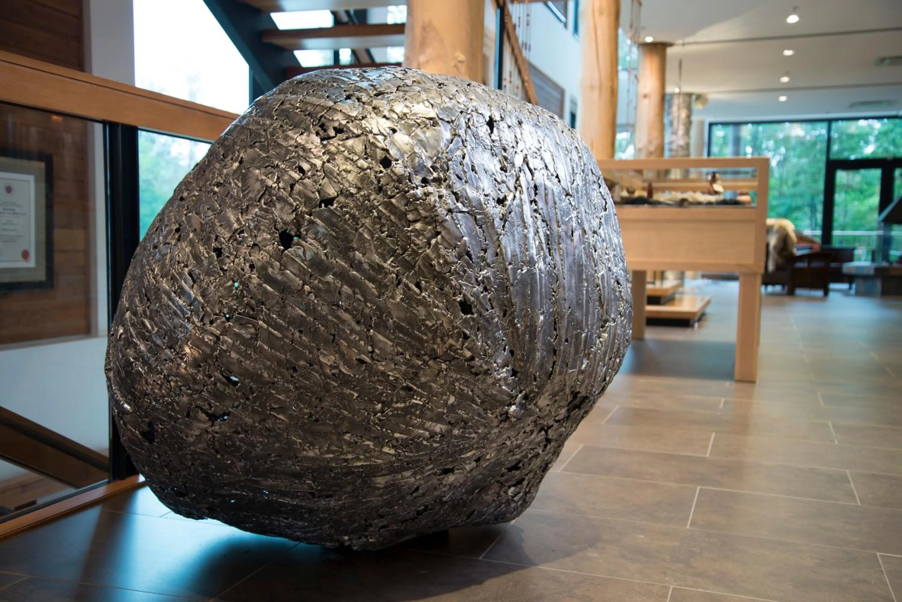 Decorative detail in Hôtel-Musée Premières Nations