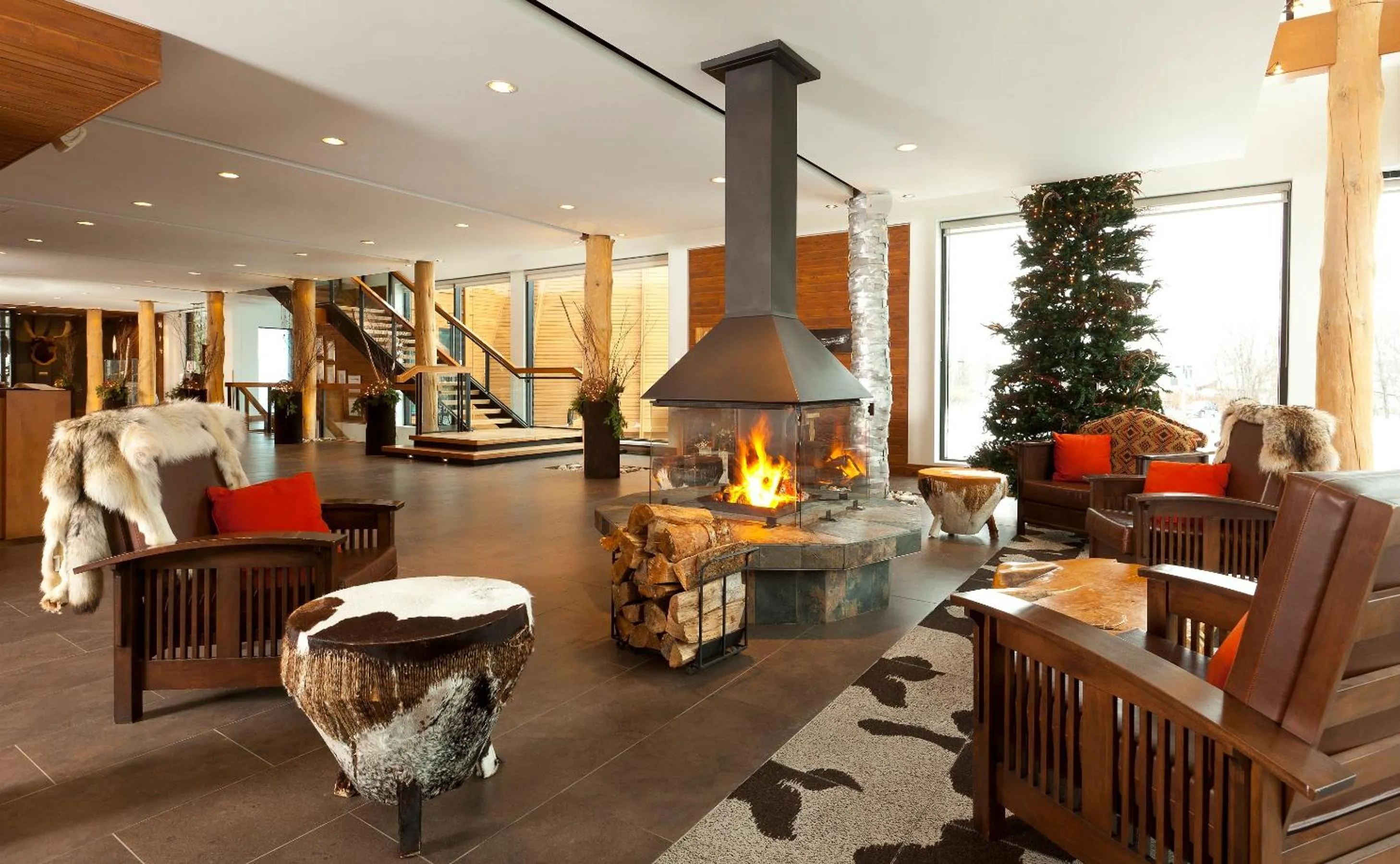 Winter in Hôtel-Musée Premières Nations