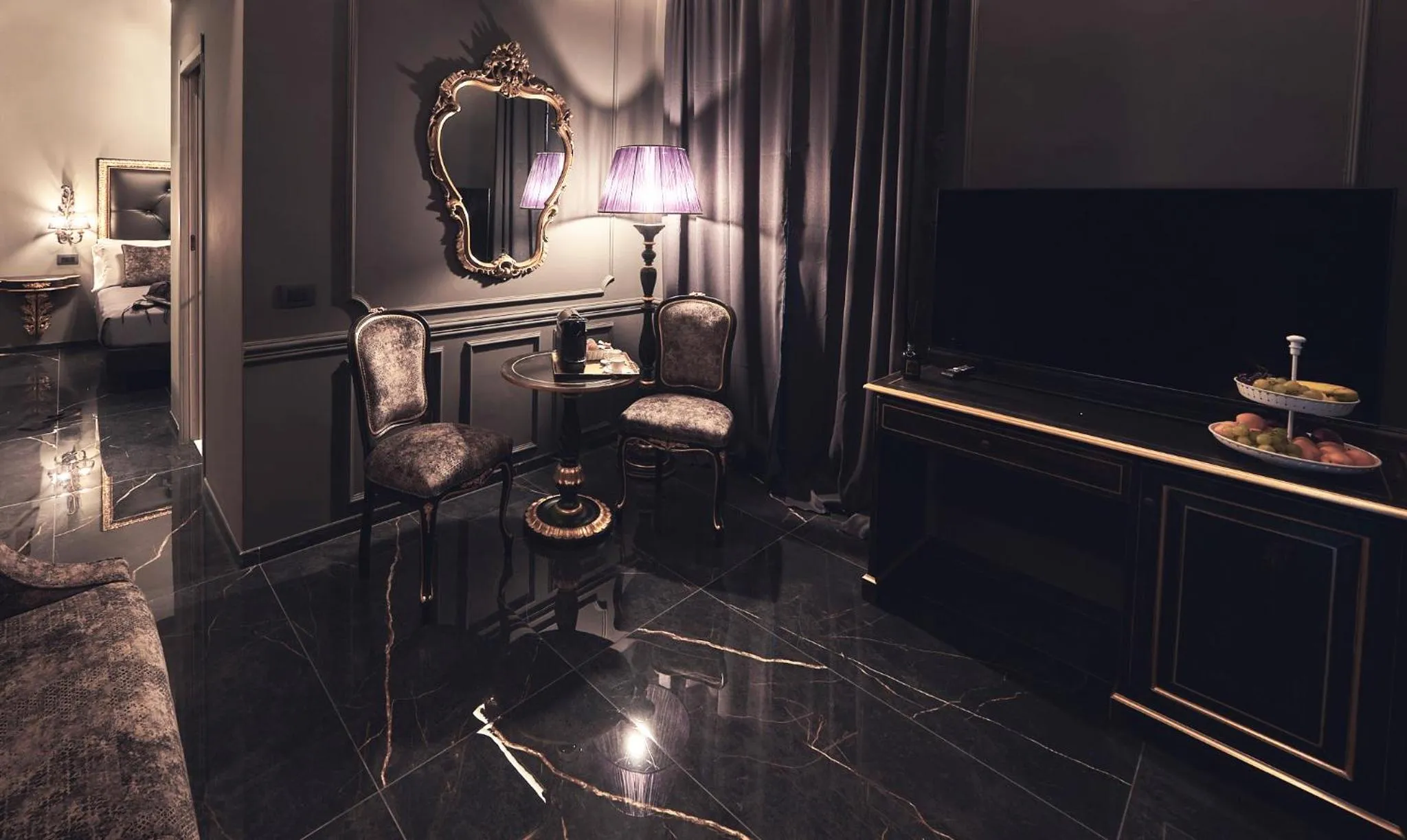 Living room in Hotel Zia Piera