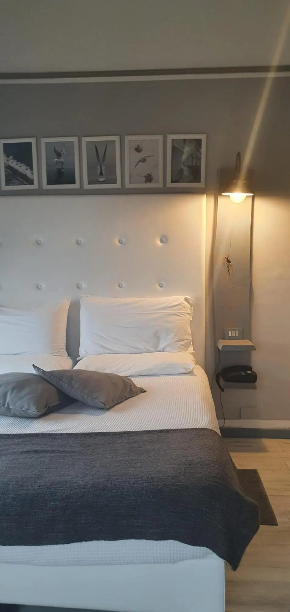 Balcony/Terrace, Bed in Hotel Zia Piera