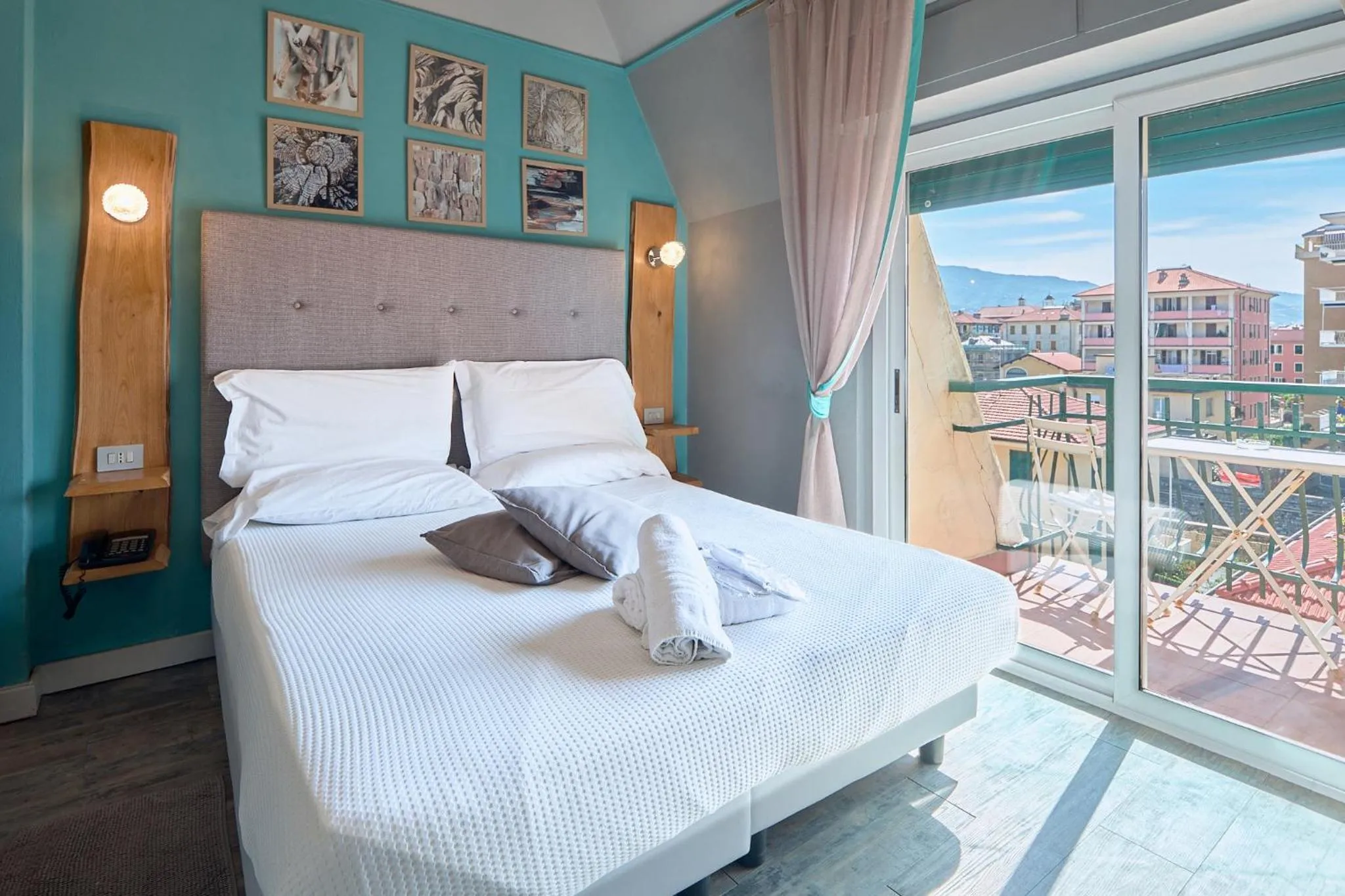 Bedroom, Bed in Hotel Zia Piera