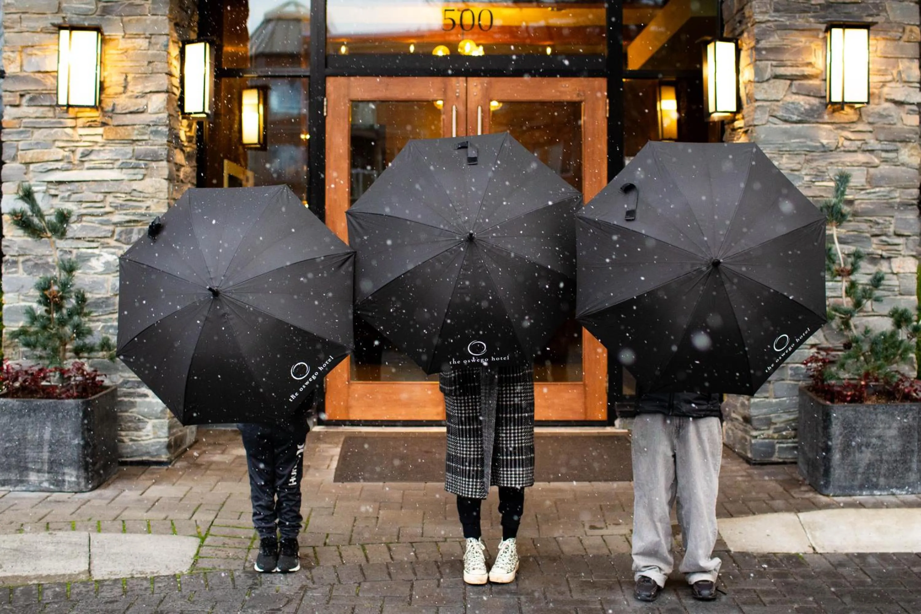 Property building in Oswego Hotel