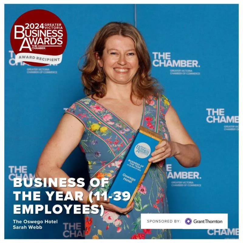 Certificate/Award in Oswego Hotel