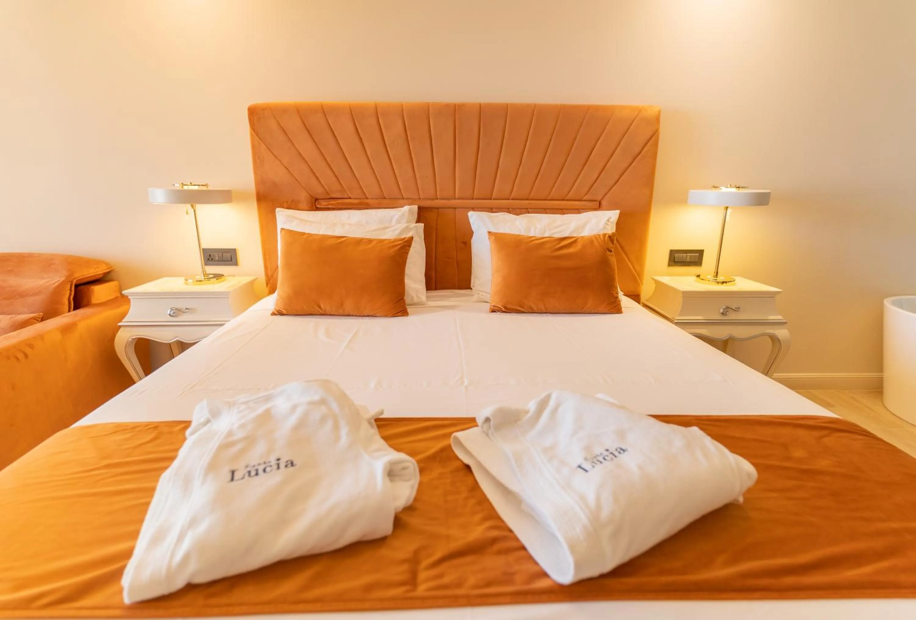 Bed in Santa Lucia Boutique Hotel
