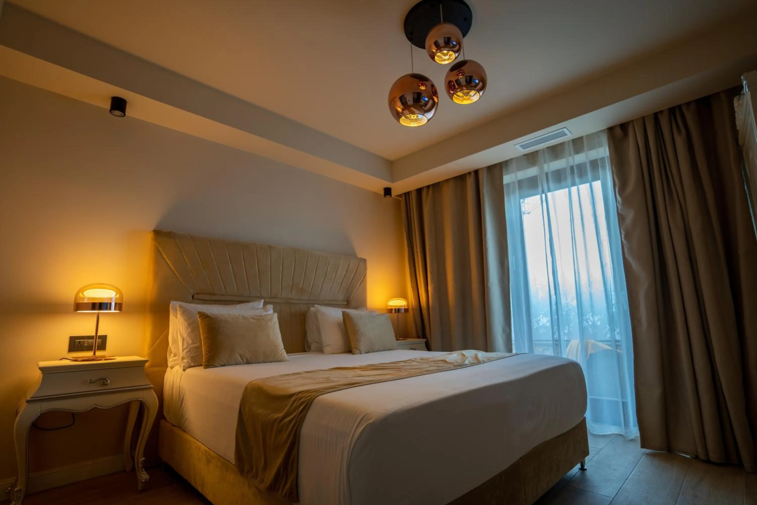 Patio, Bed in Santa Lucia Boutique Hotel