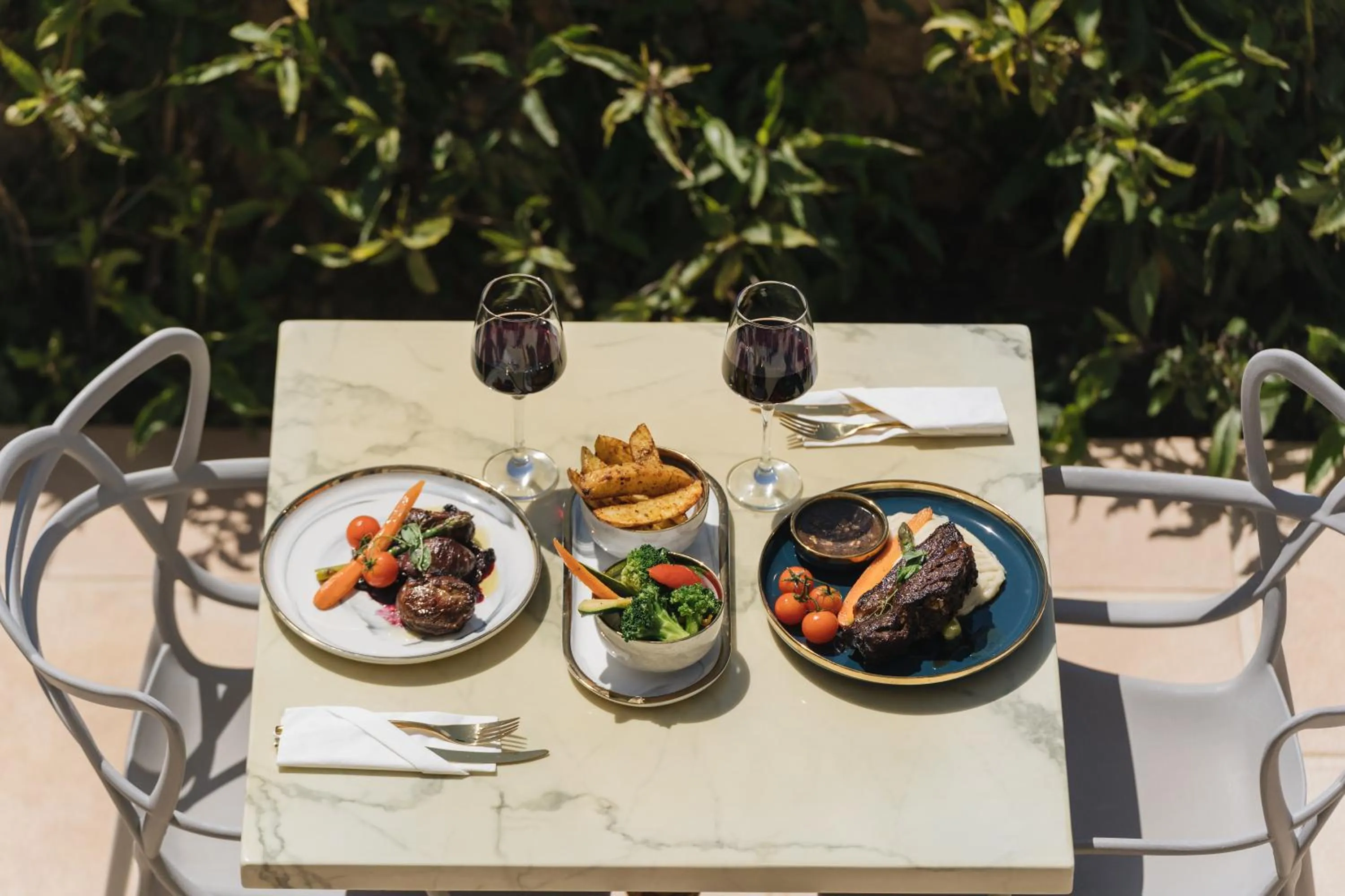 Patio in Santa Lucia Boutique Hotel