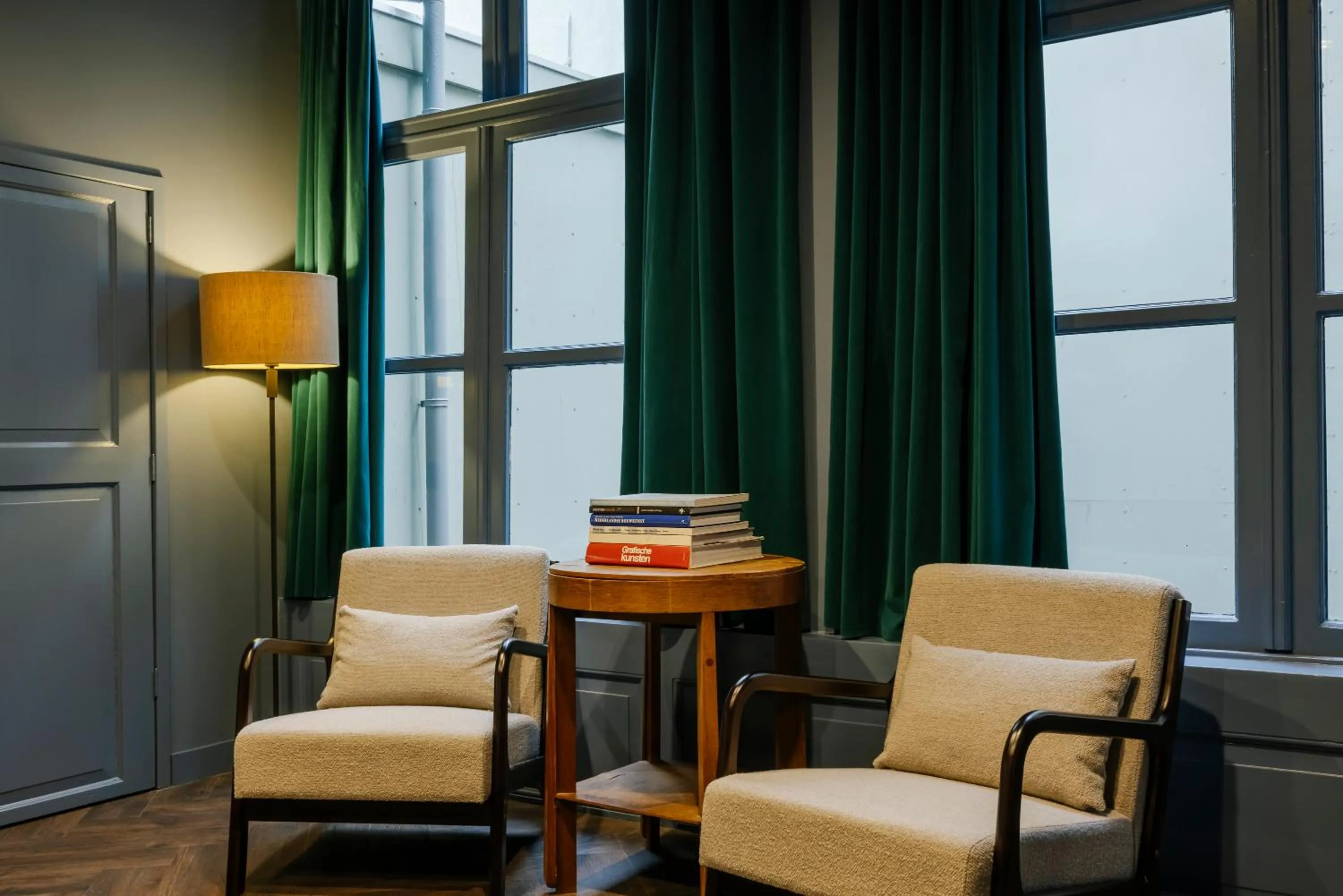 Seating area in MAF Haarlem Boutique Hotel