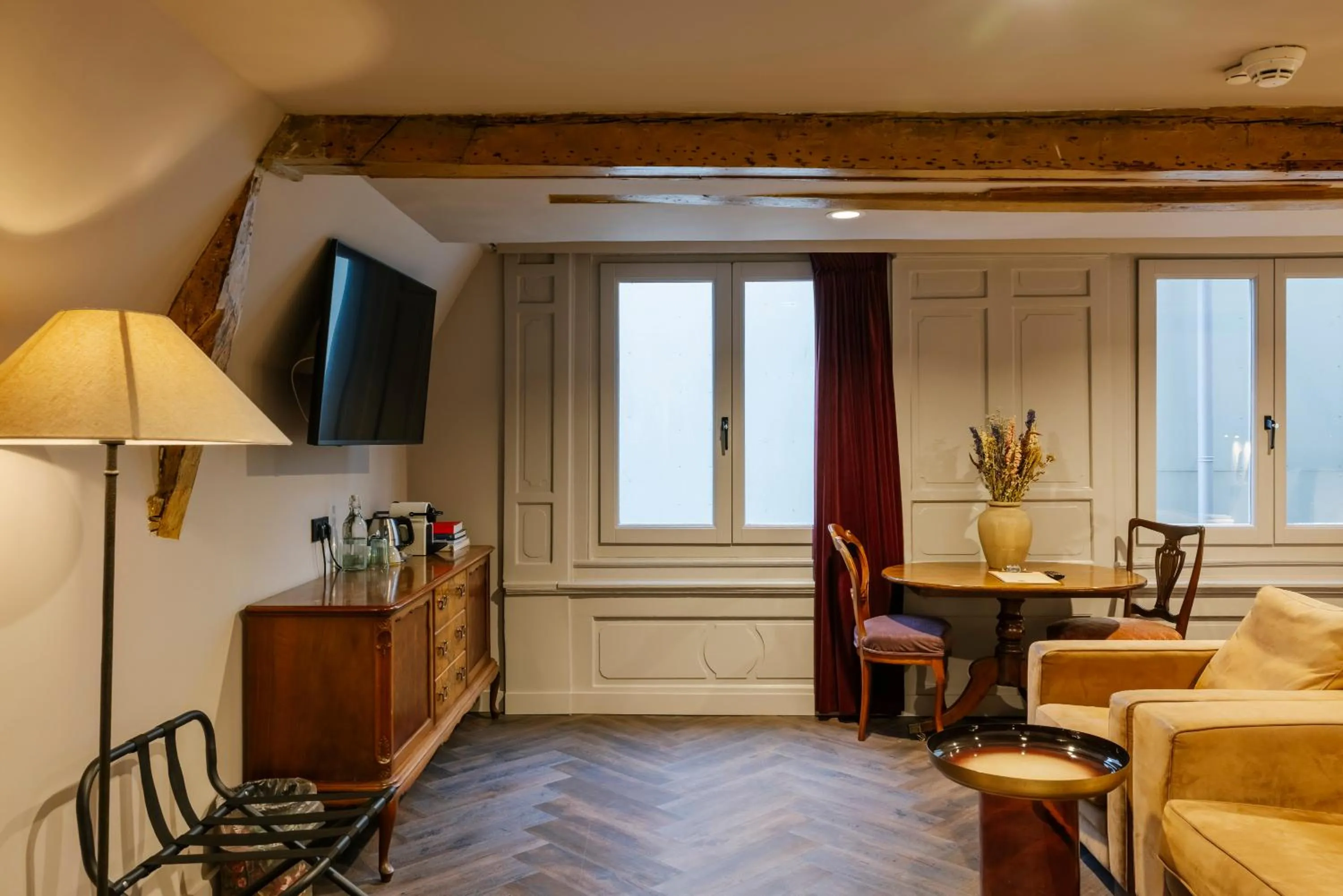 Seating area in MAF Haarlem Boutique Hotel