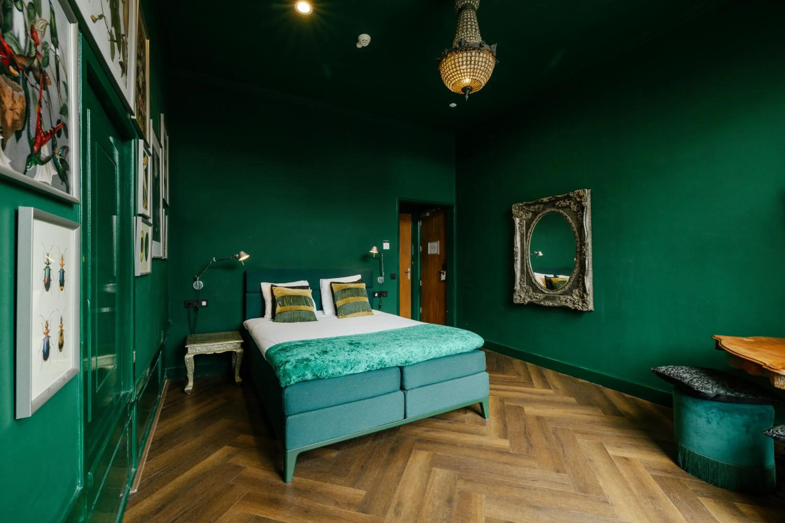 Bed in MAF Haarlem Boutique Hotel