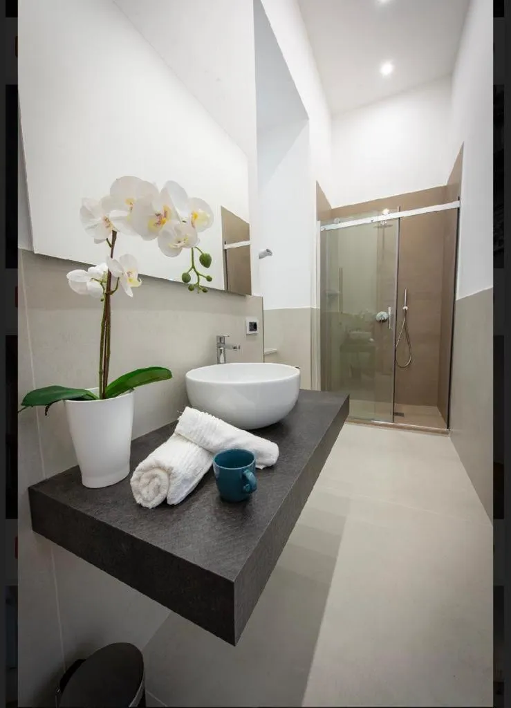 Shower in Downtown Napoli b&b - e si nun canto moro