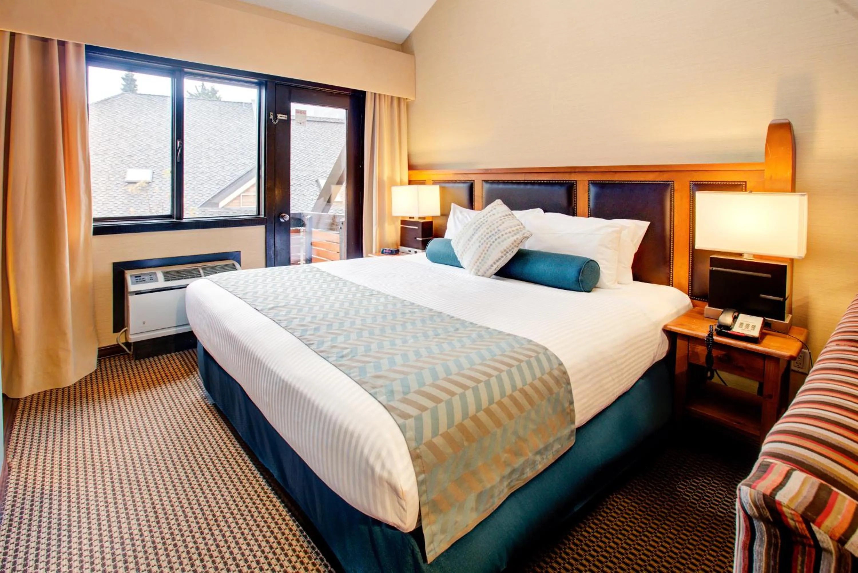 Bed in Blackcomb Lodge